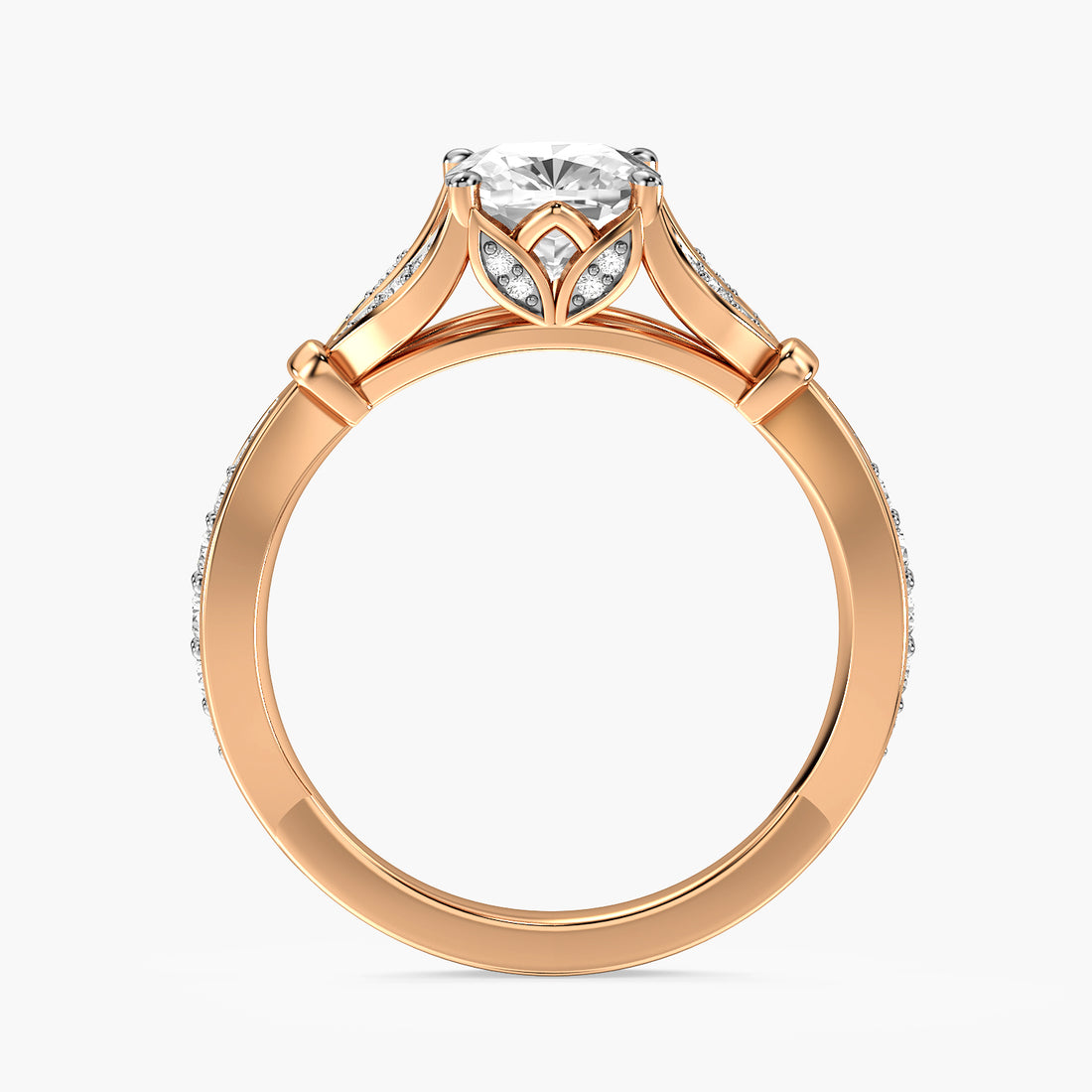 Vintage Cushion Pavé Ring