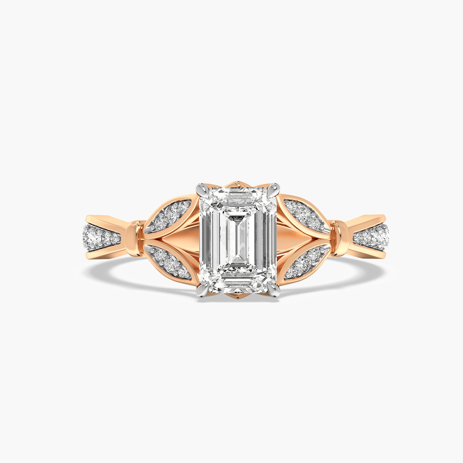 Aurielle Emerald Grace Ring