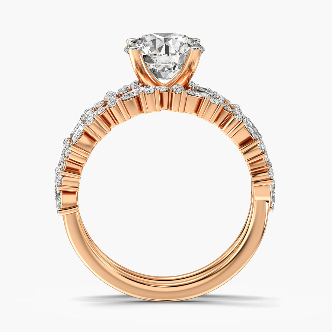 Velora Marquise Crown Ring