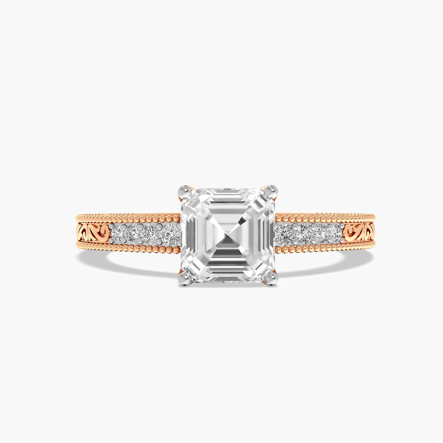 Liora Square Pavé Ring