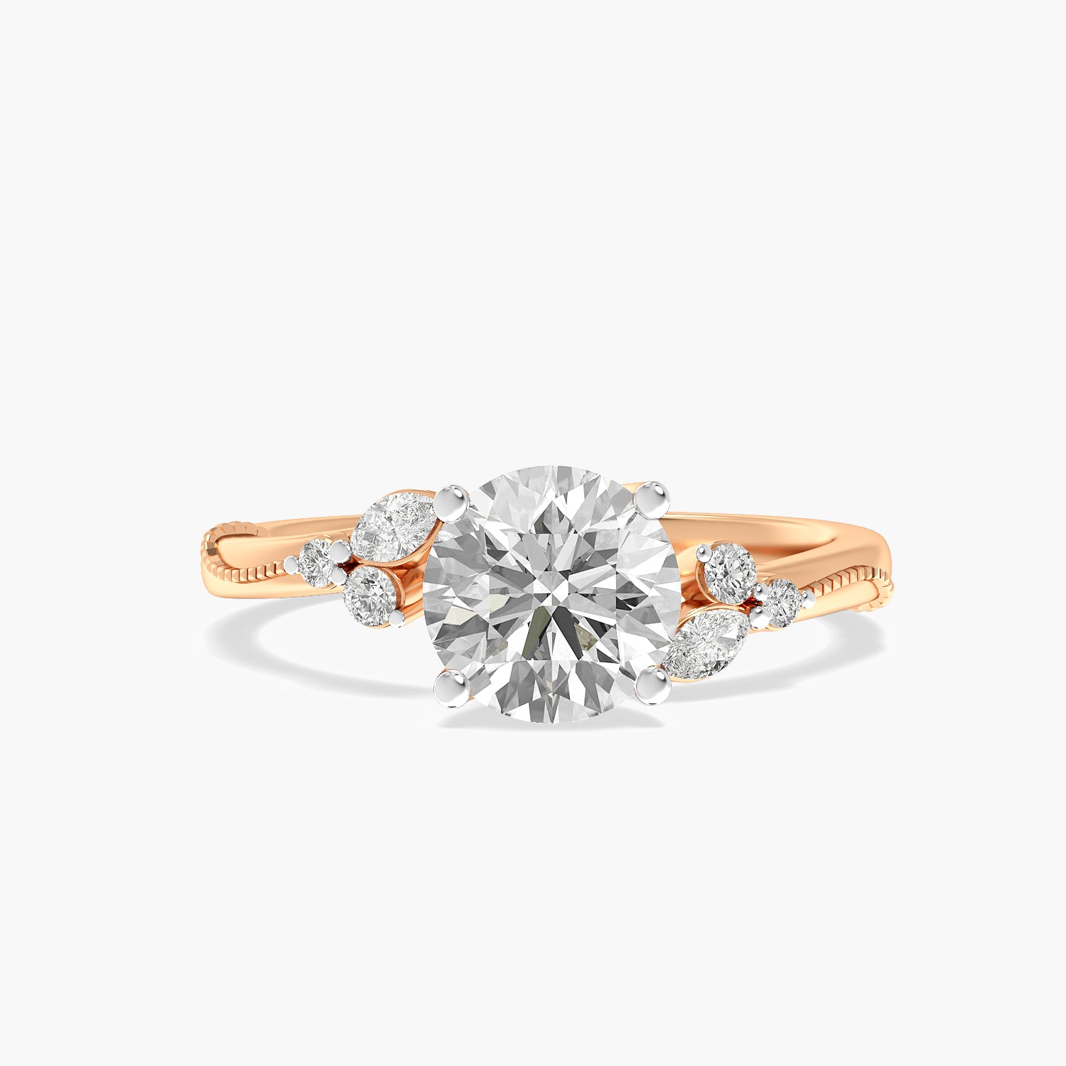 Moena Bloom Diamond Bridal Ring Set