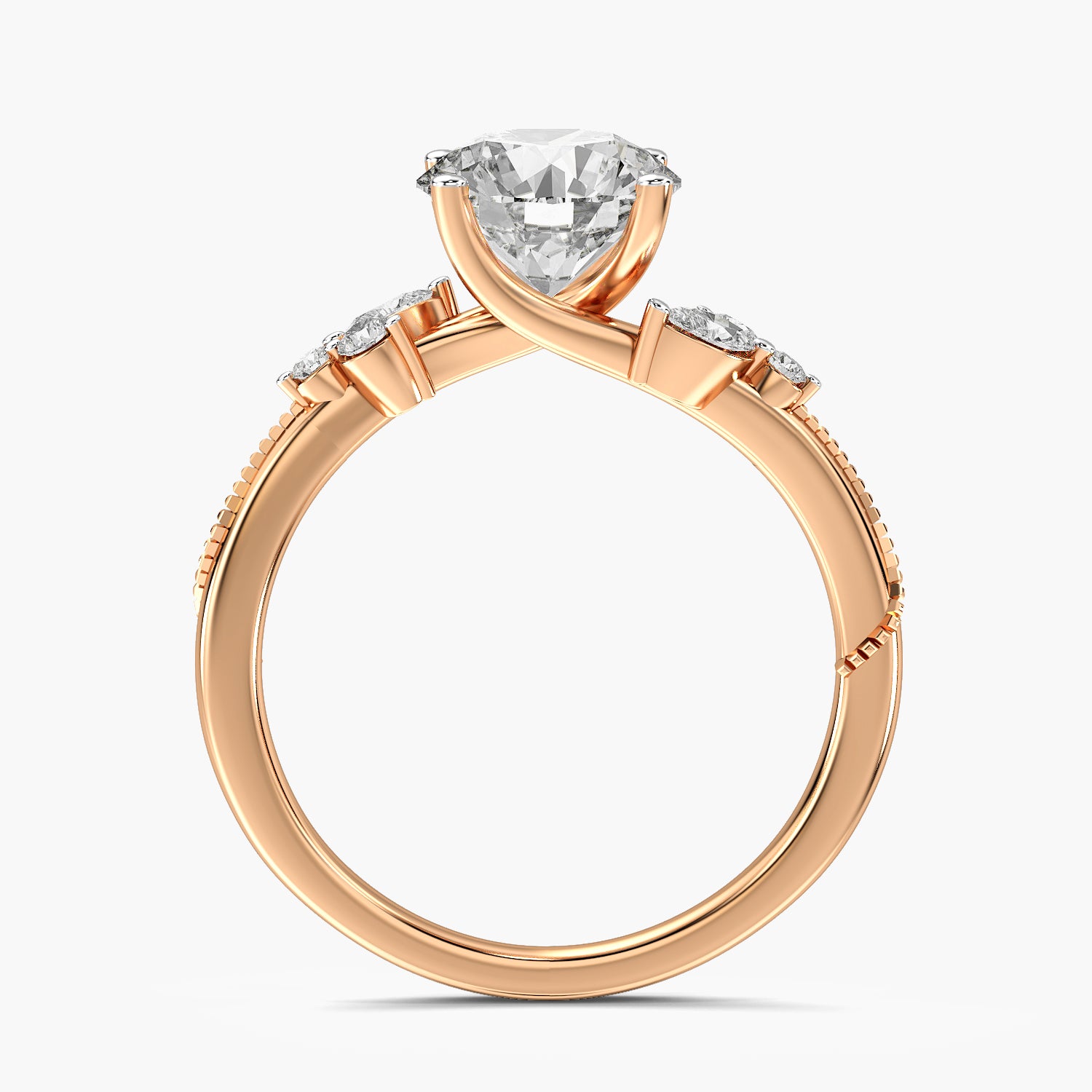Moena Bloom Diamond Bridal Ring Set