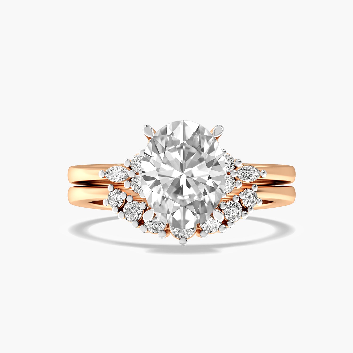 Oval Halo Lab Grown Diamond Ring