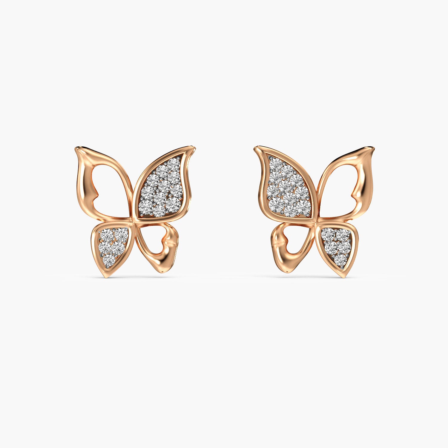 Butterfly Lab-Grown Diamond Earrings