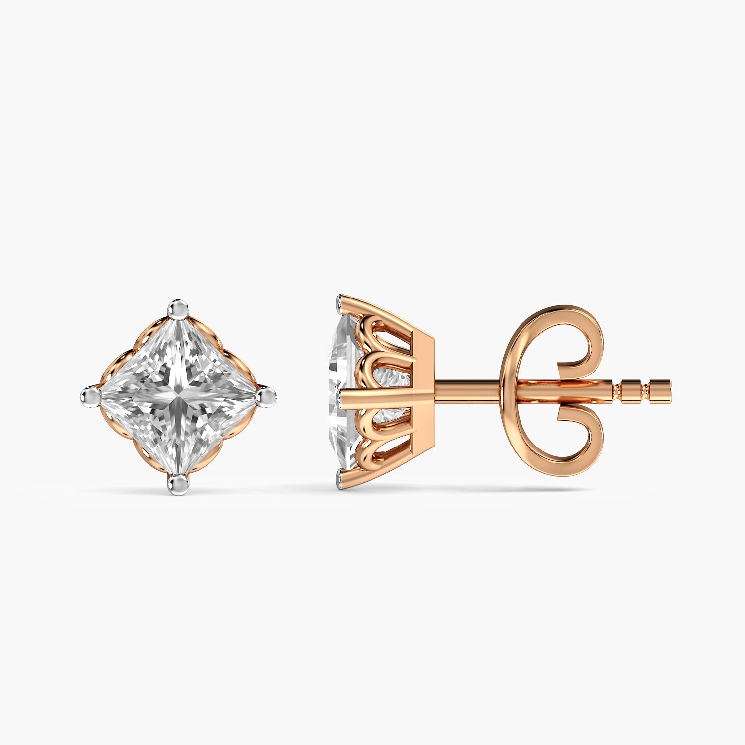 Classic Princess Lab-Grown Diamond Studs