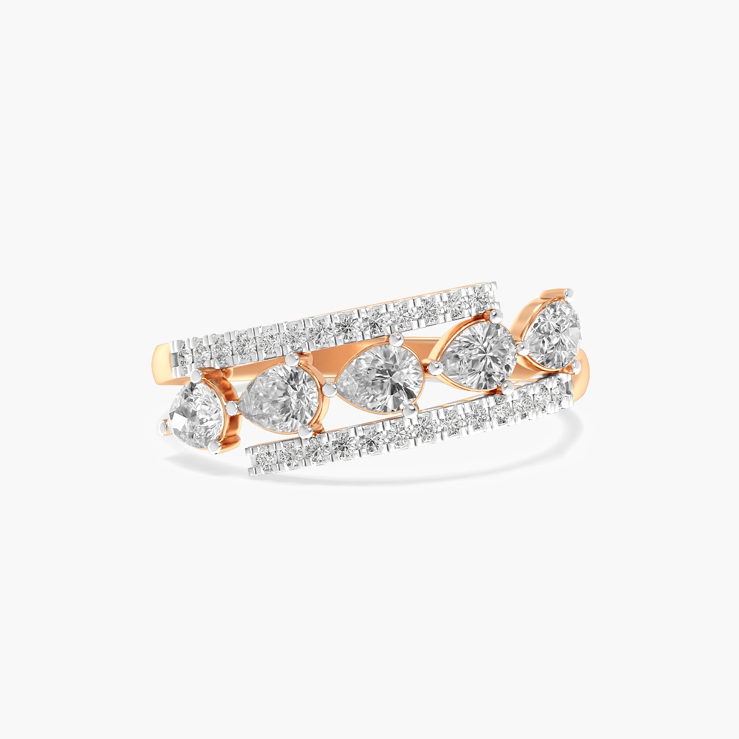 Seren Pear Diamond Ring