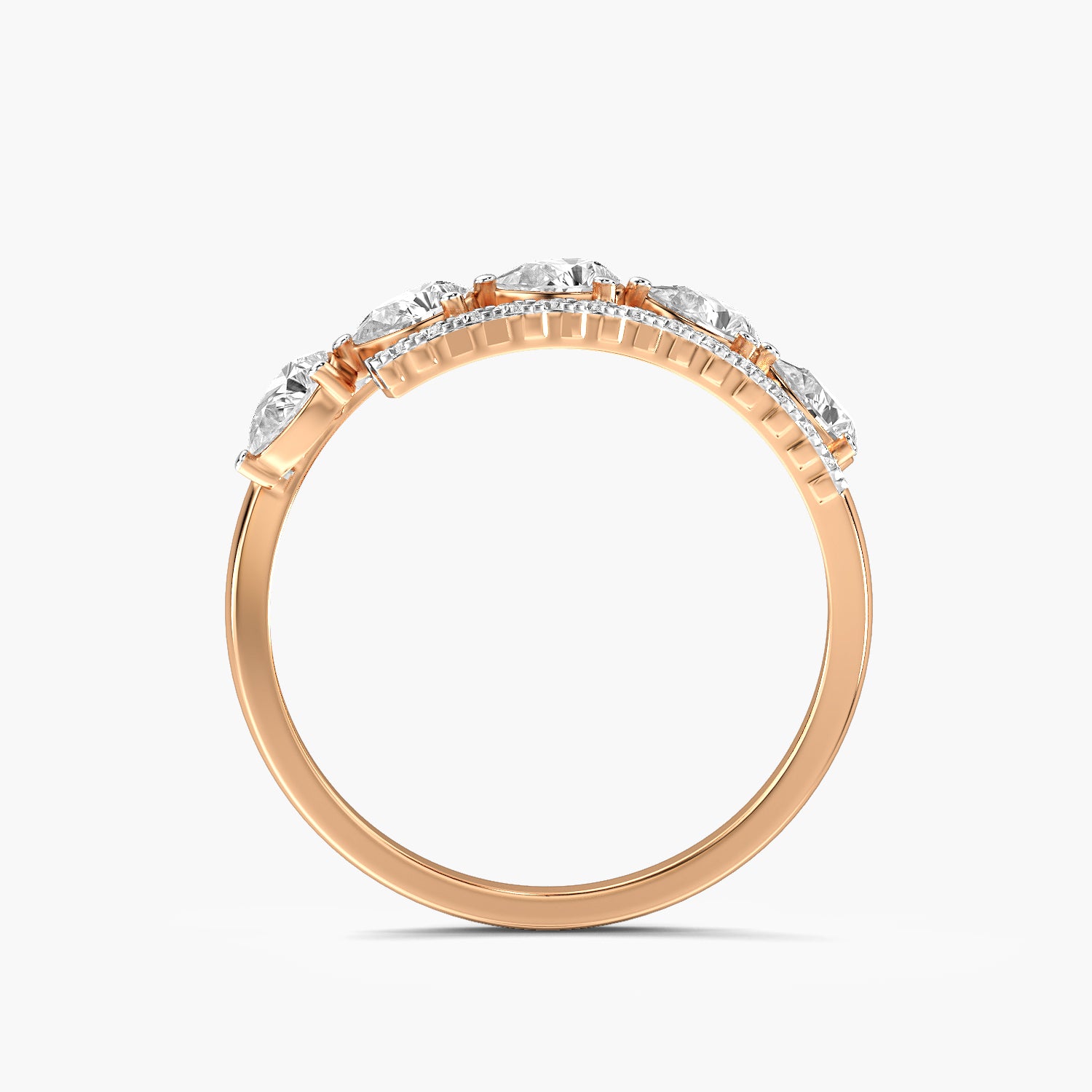 Seren Pear Diamond Ring