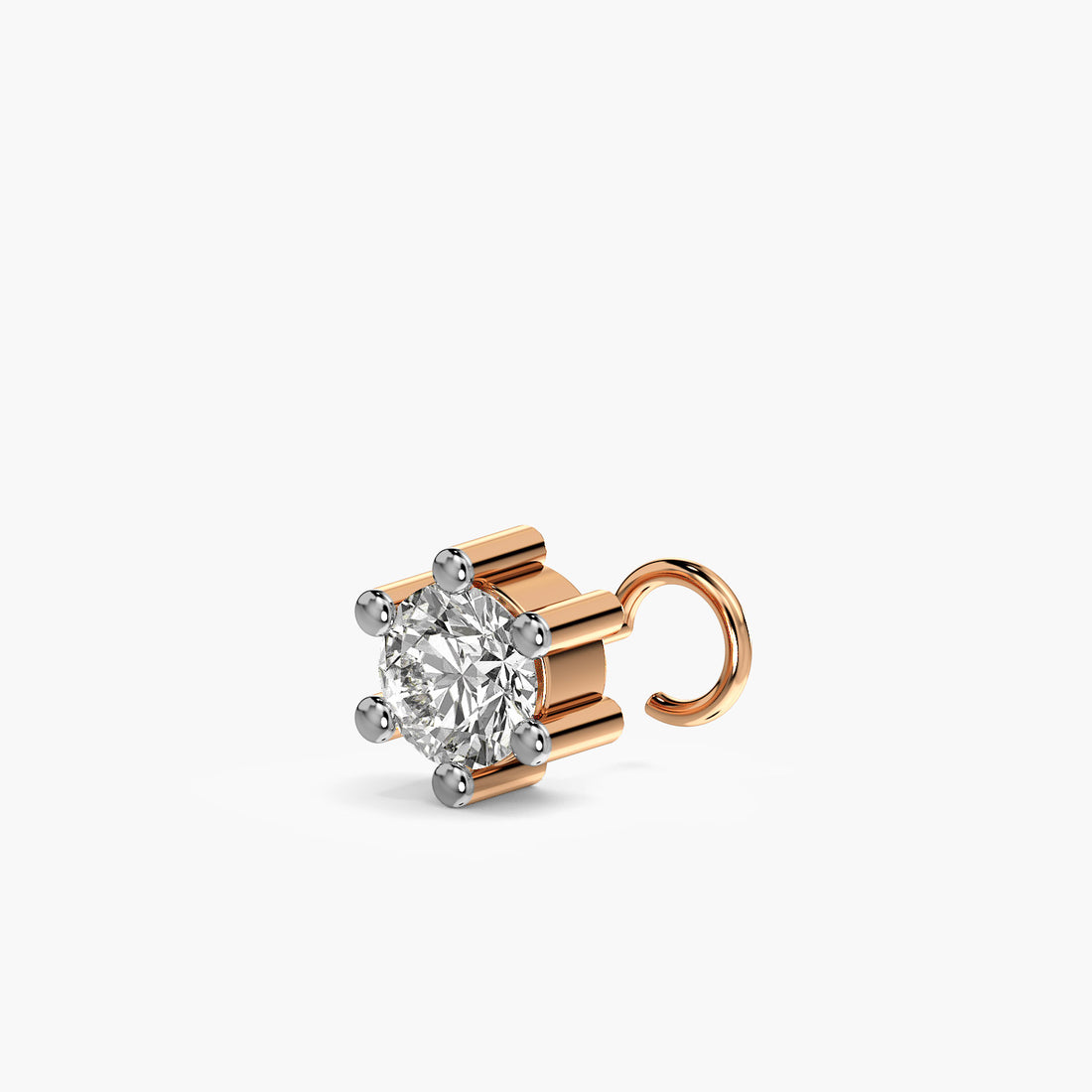 Classic Solitaire Lab-Grown Diamond Nosepin