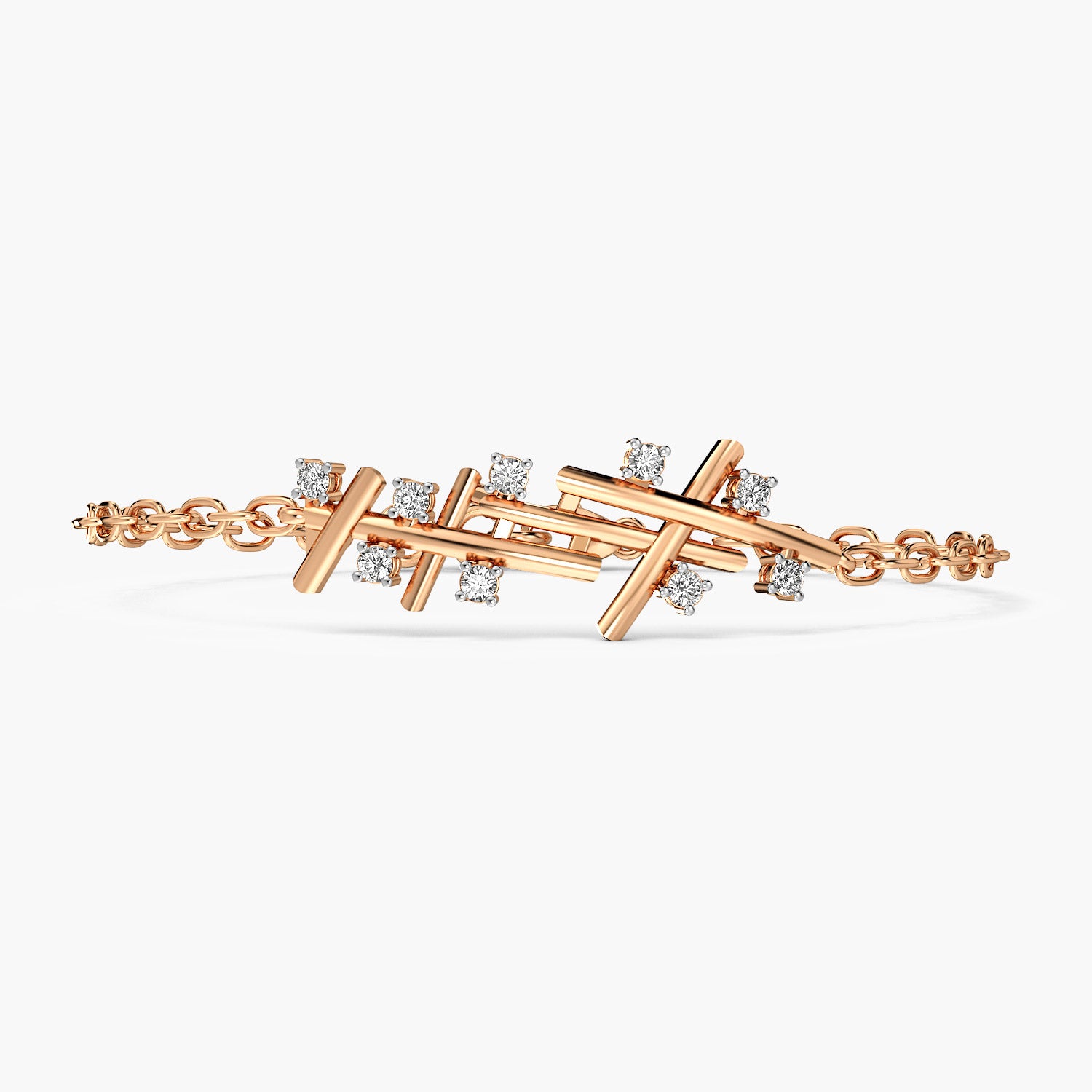 Contemporary Crisscross Bracelet - Moena