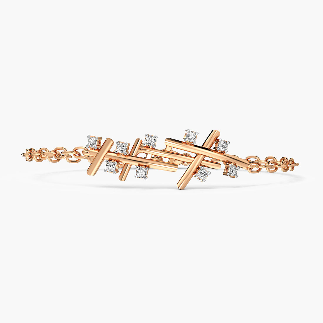 Contemporary Crisscross Bracelet - Moena