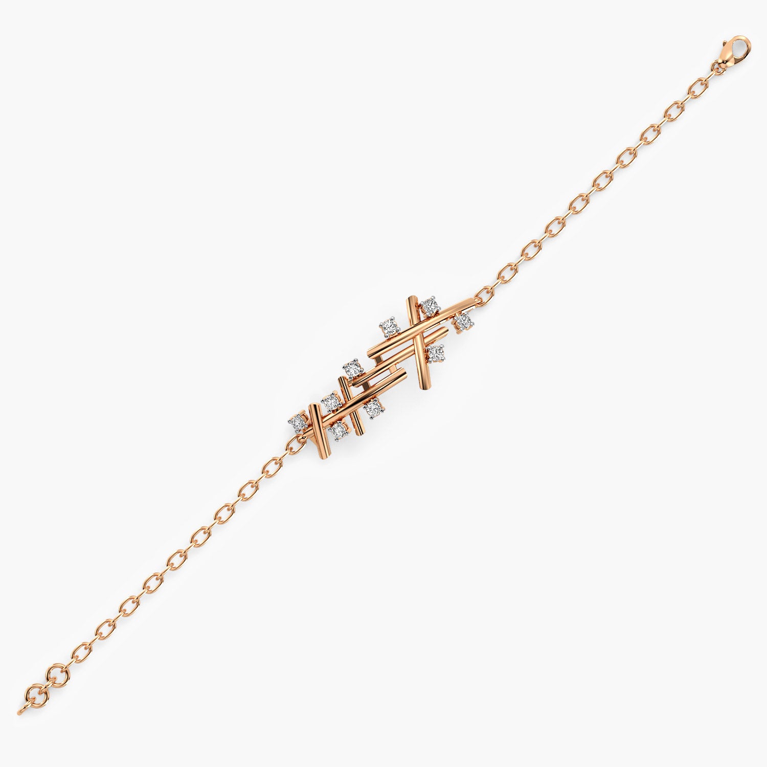 Contemporary Crisscross Bracelet - Moena