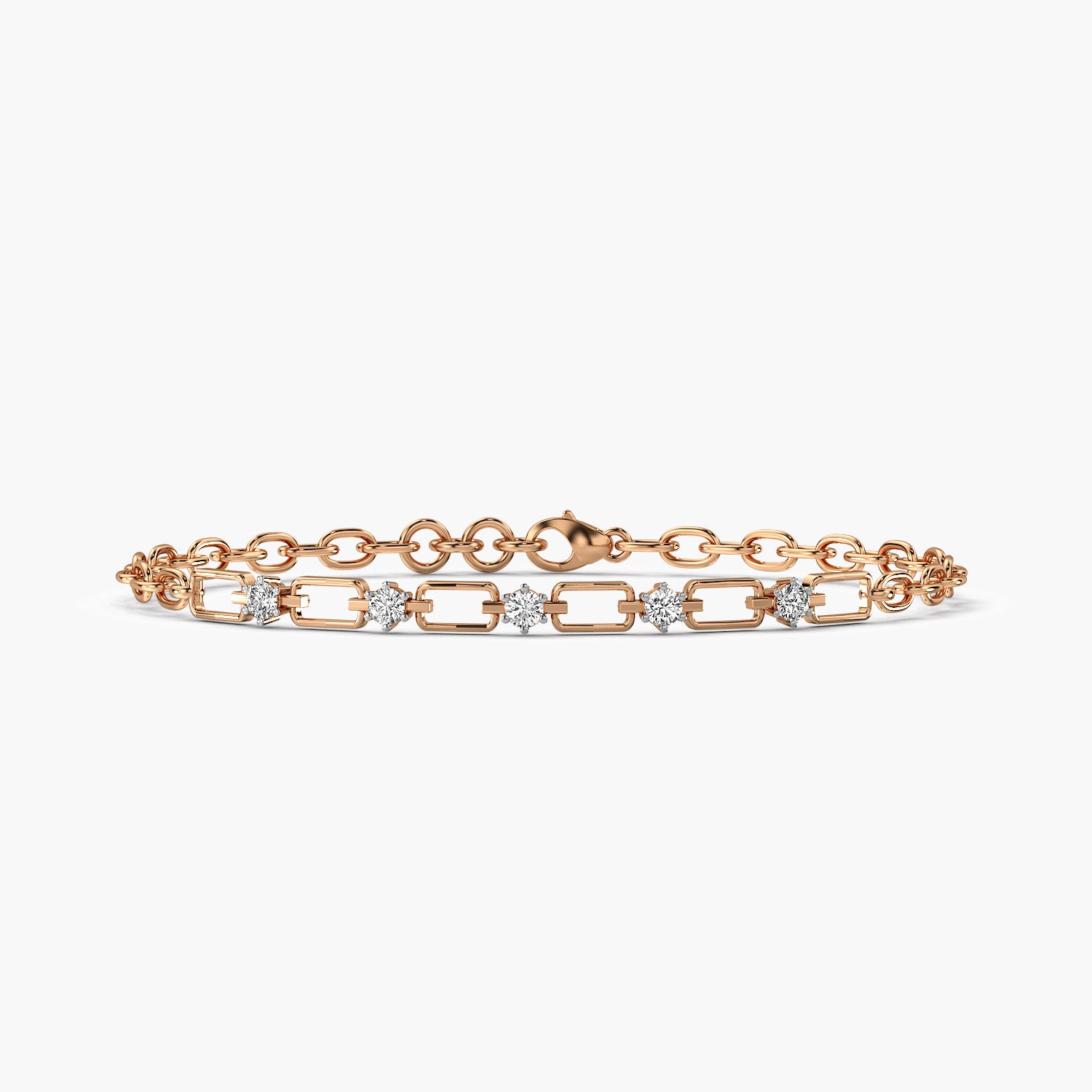 Linked Diamond Bracelet - Moena