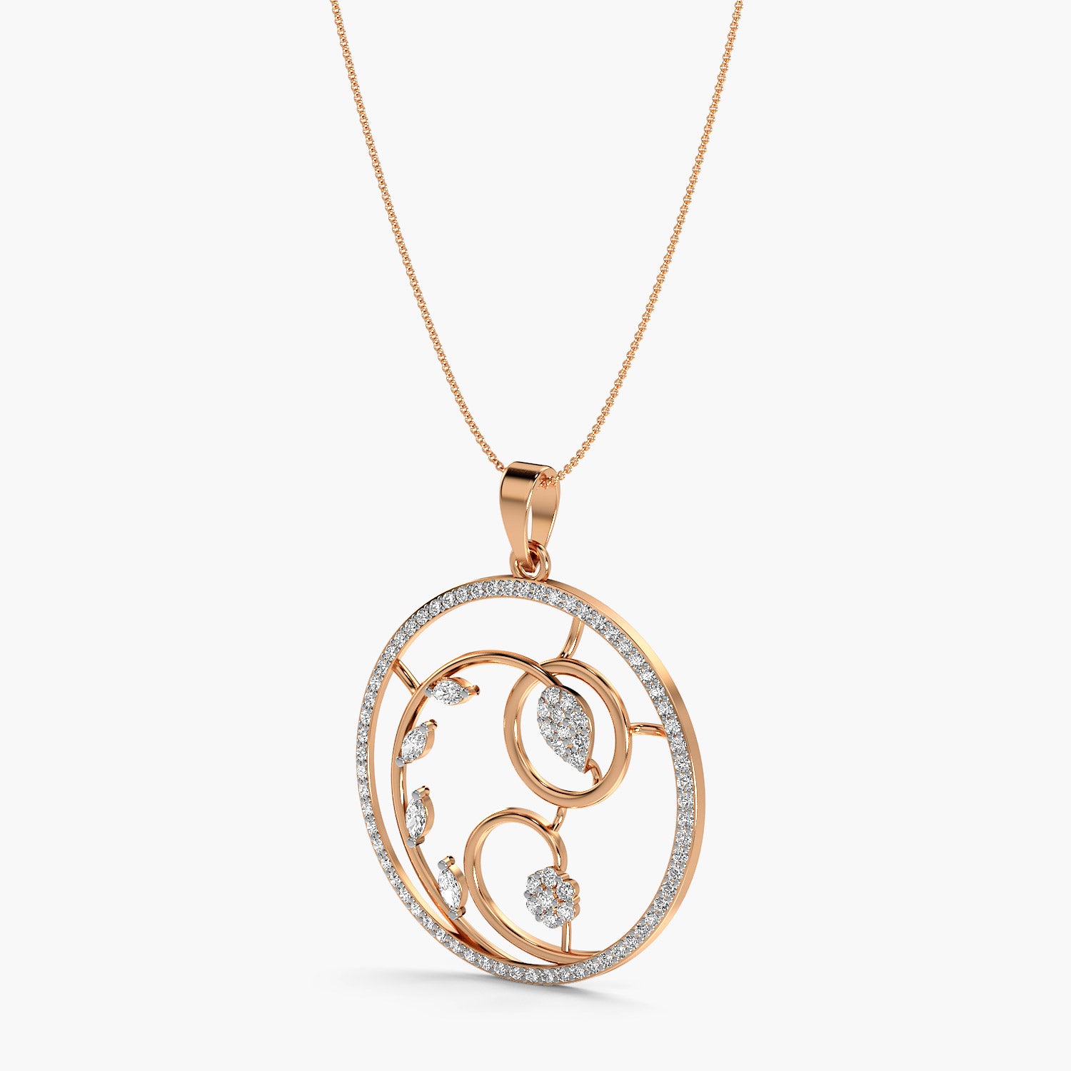 Marquise Bloom Pendant - Moena