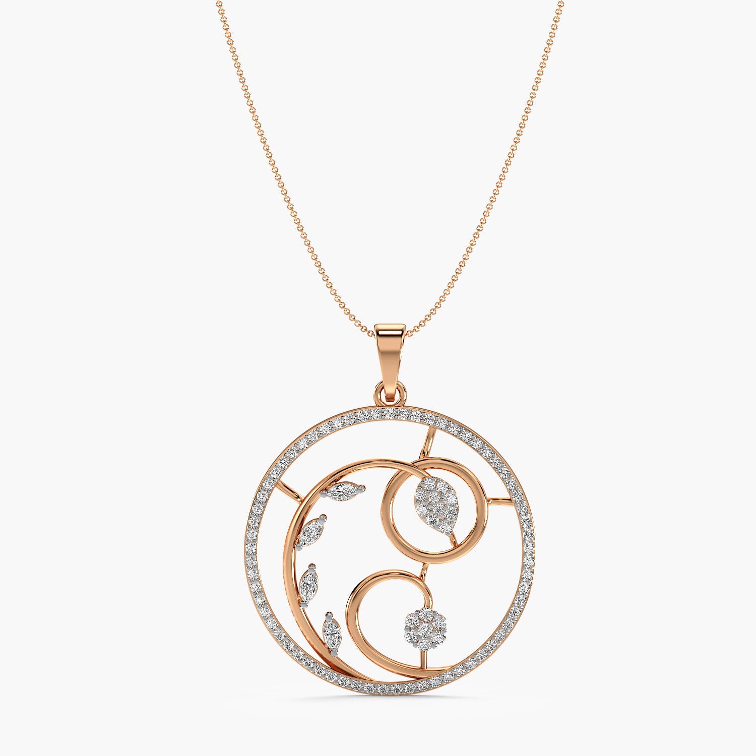 Marquise Bloom Pendant - Moena