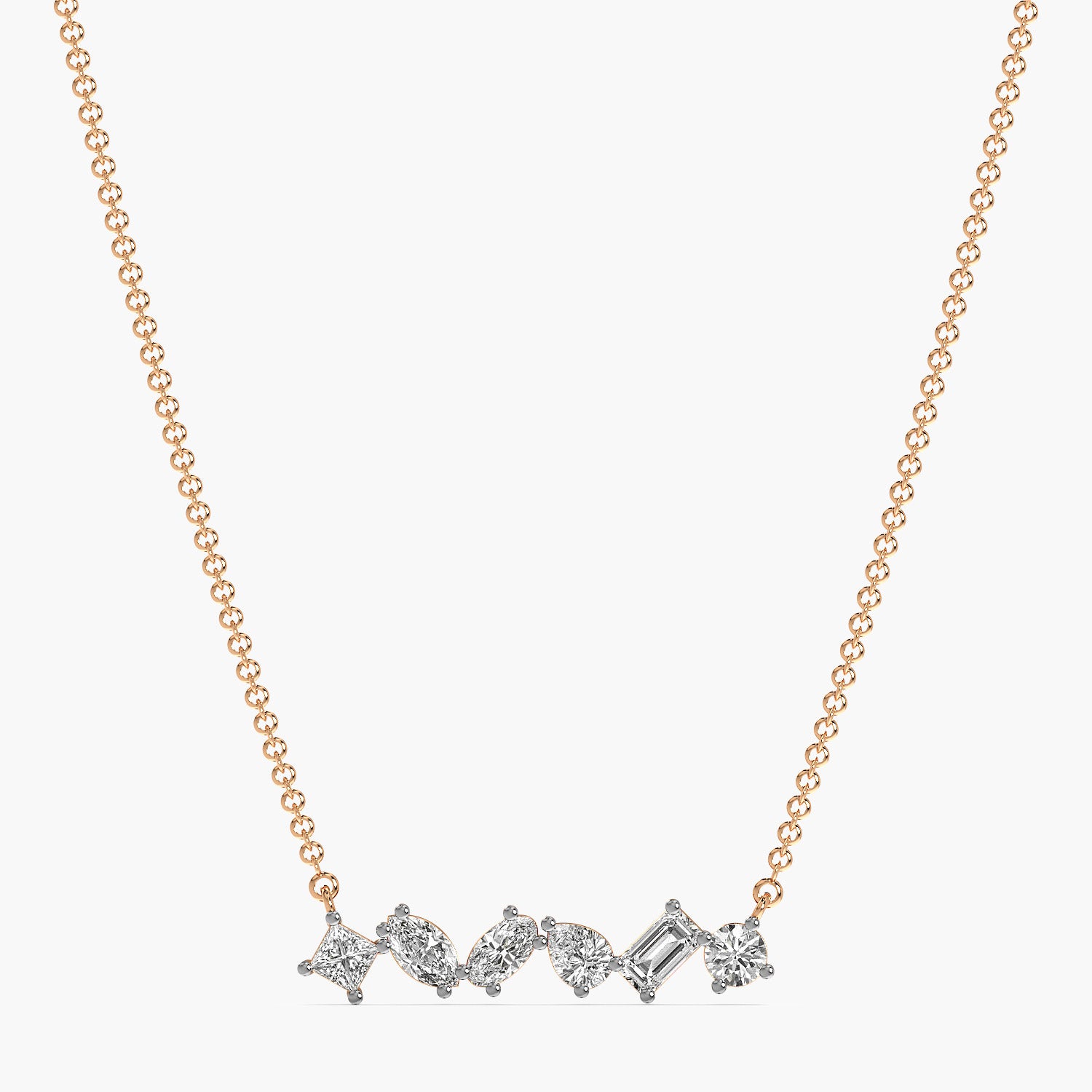 Éclat Linea Diamond Pendant (With Chain)