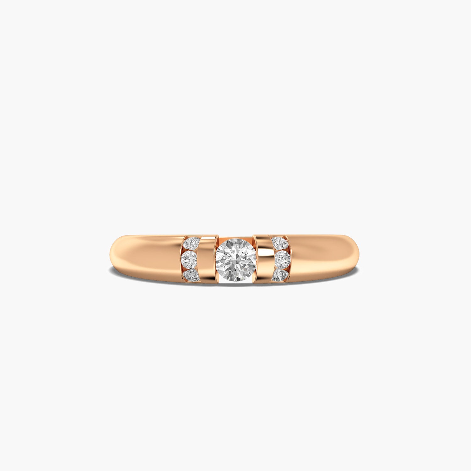 Classic Diamond Bridge Ring