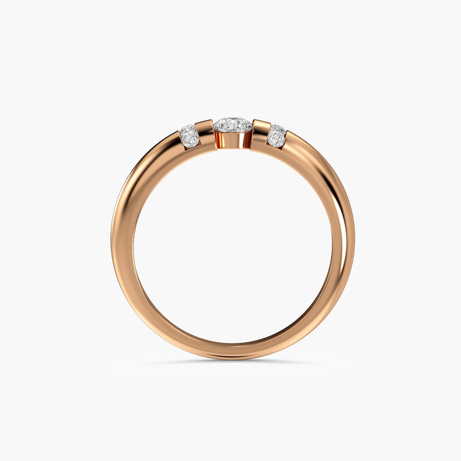 Classic Diamond Bridge Ring