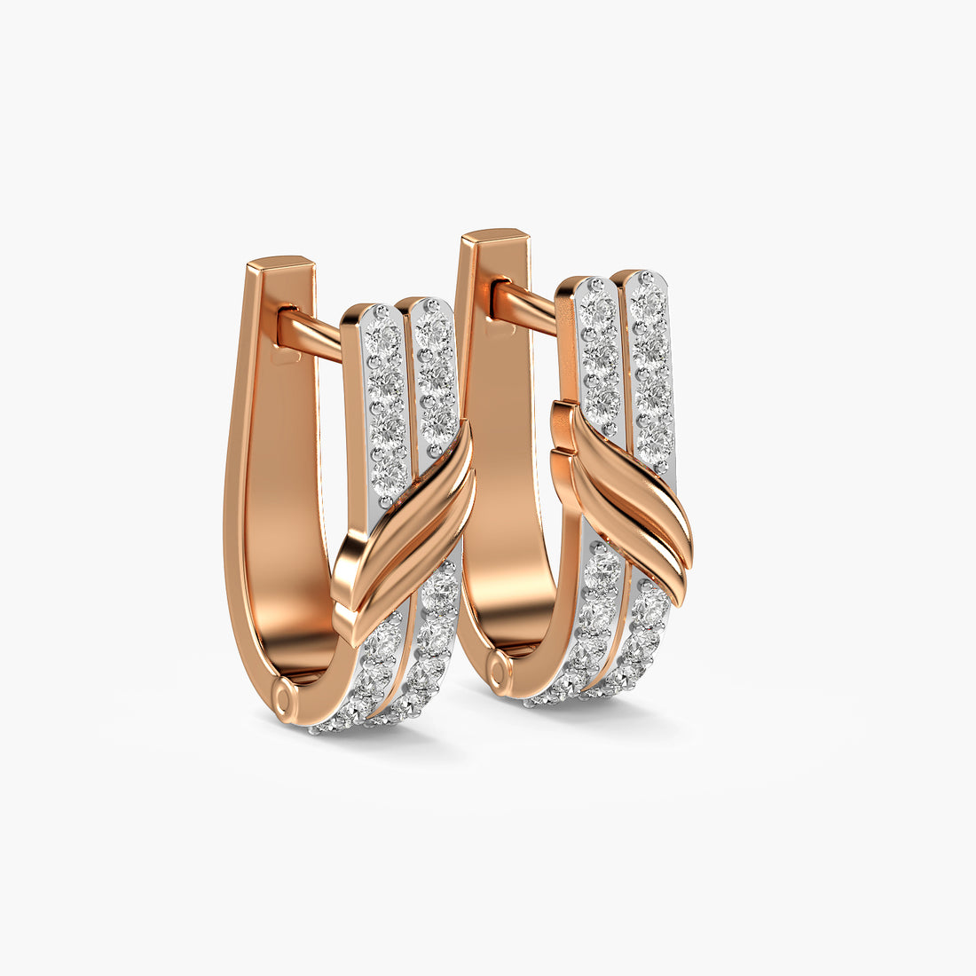 Twist Pavé Hoop