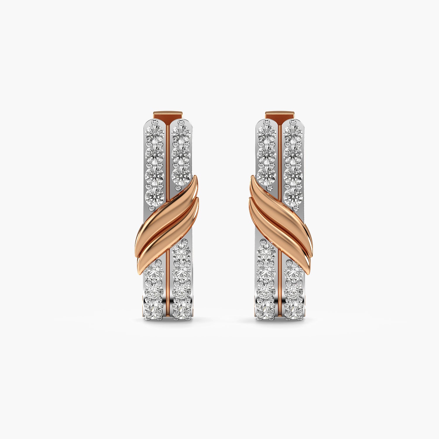 Twist Pavé Hoop