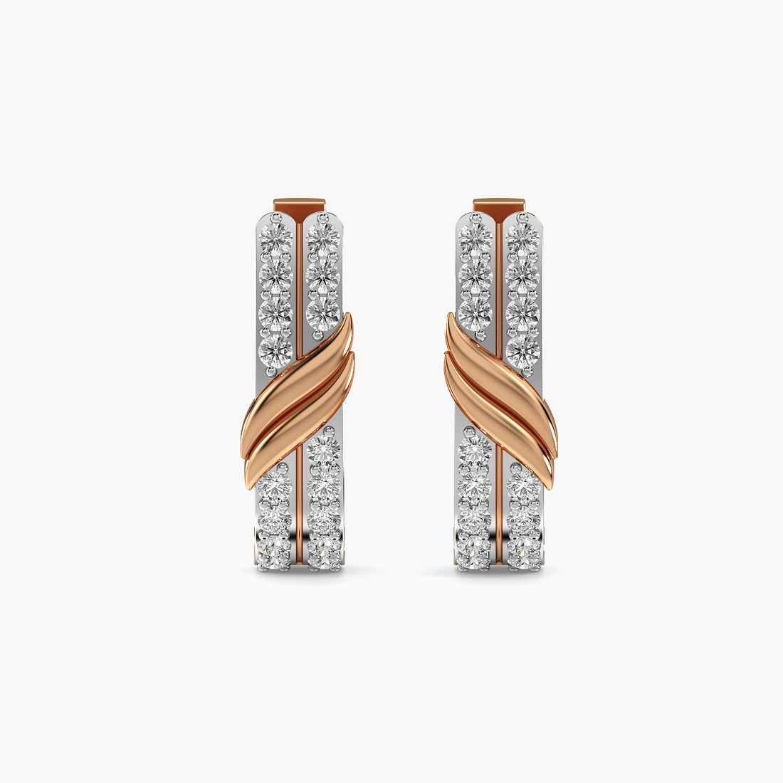 Twist Pavé Hoop