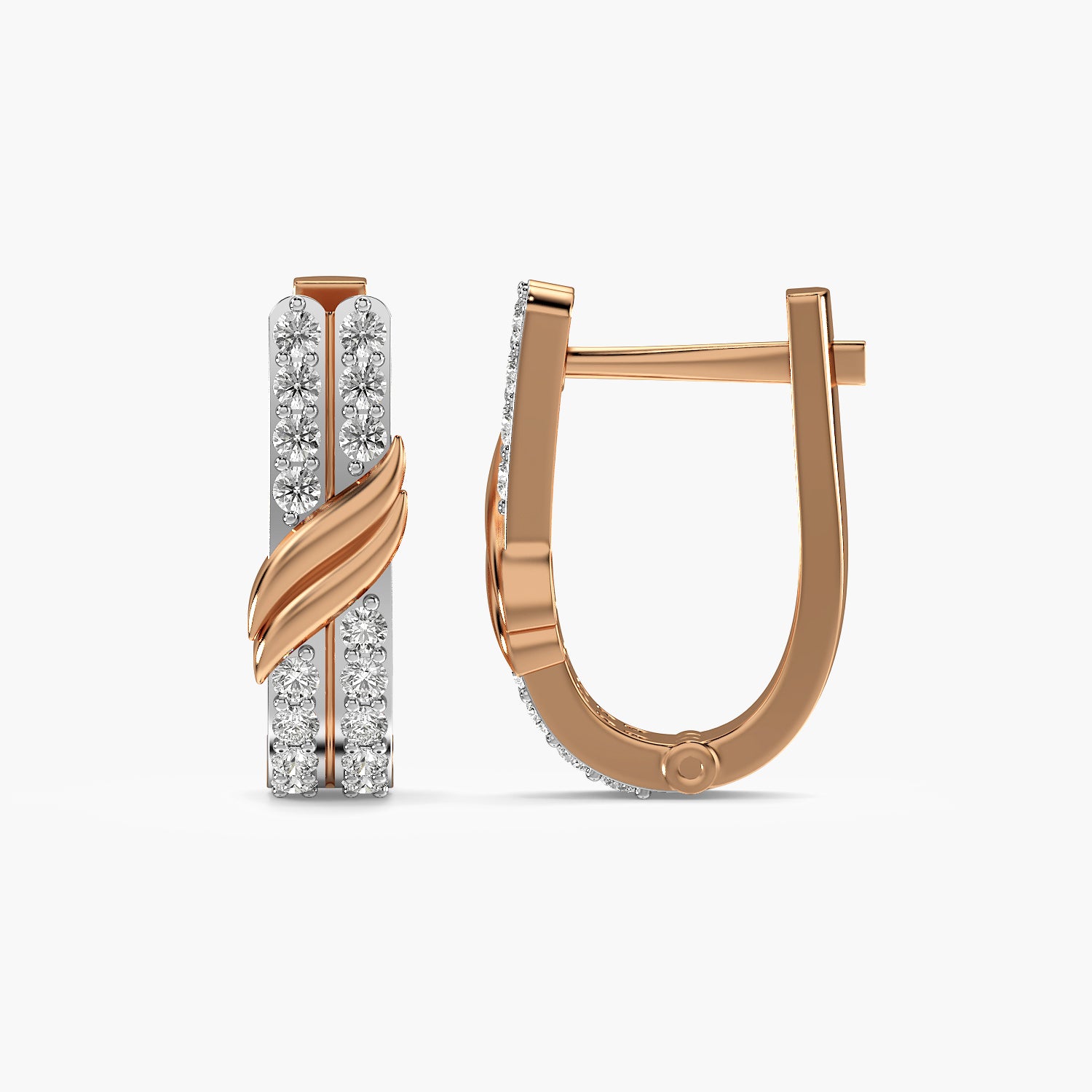 Twist Pavé Hoop
