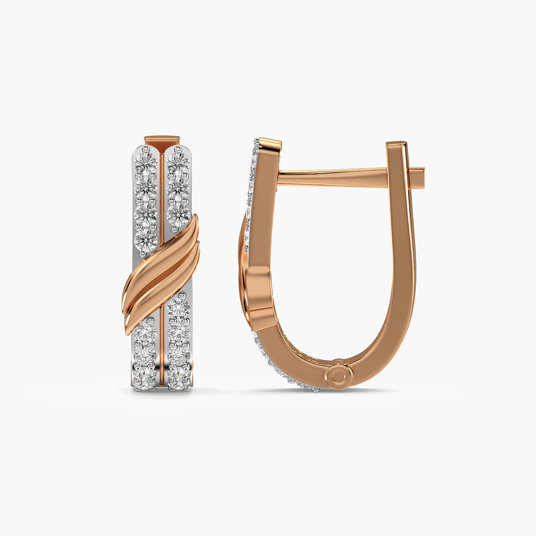 Twist Pavé Hoop