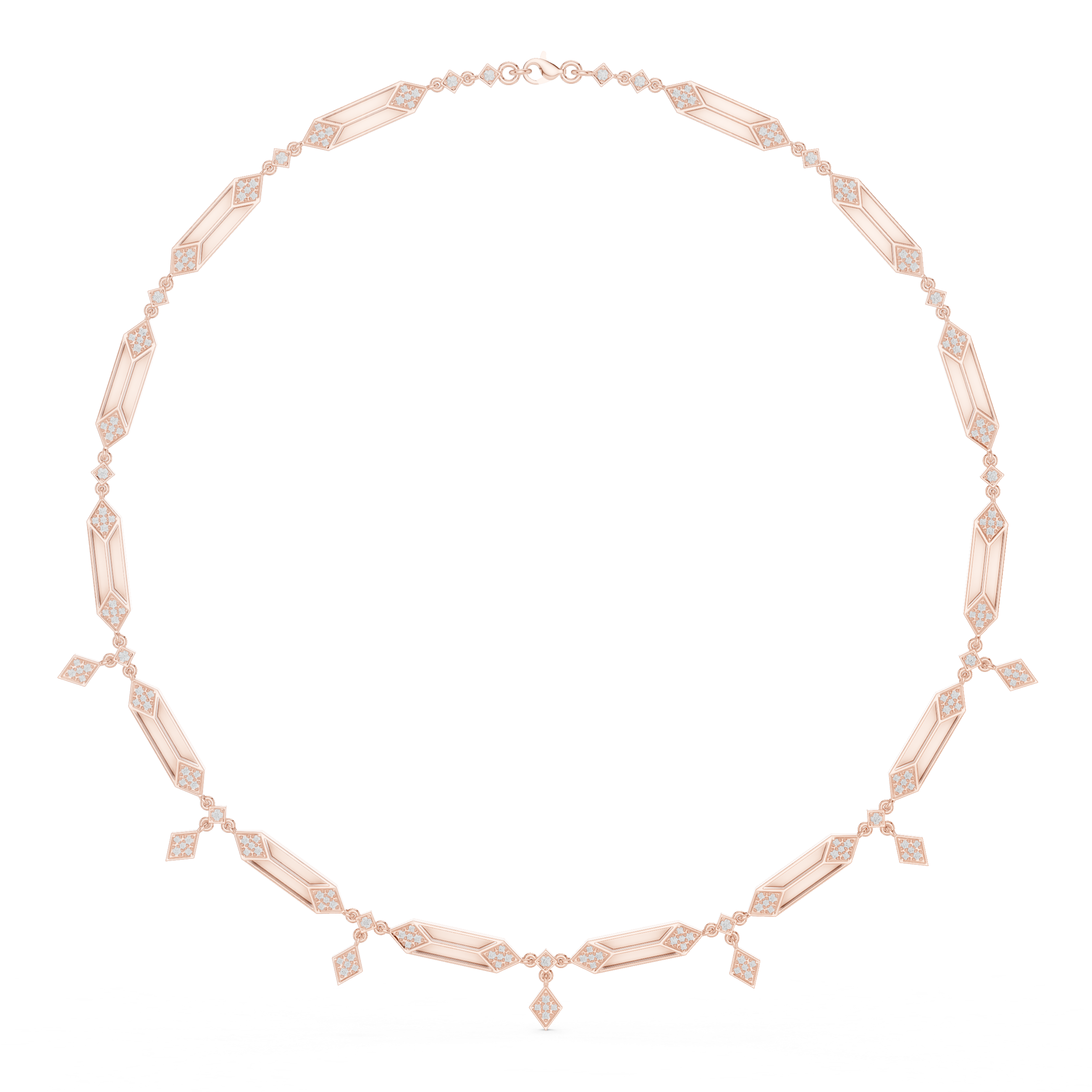 Lattice Drop Necklace