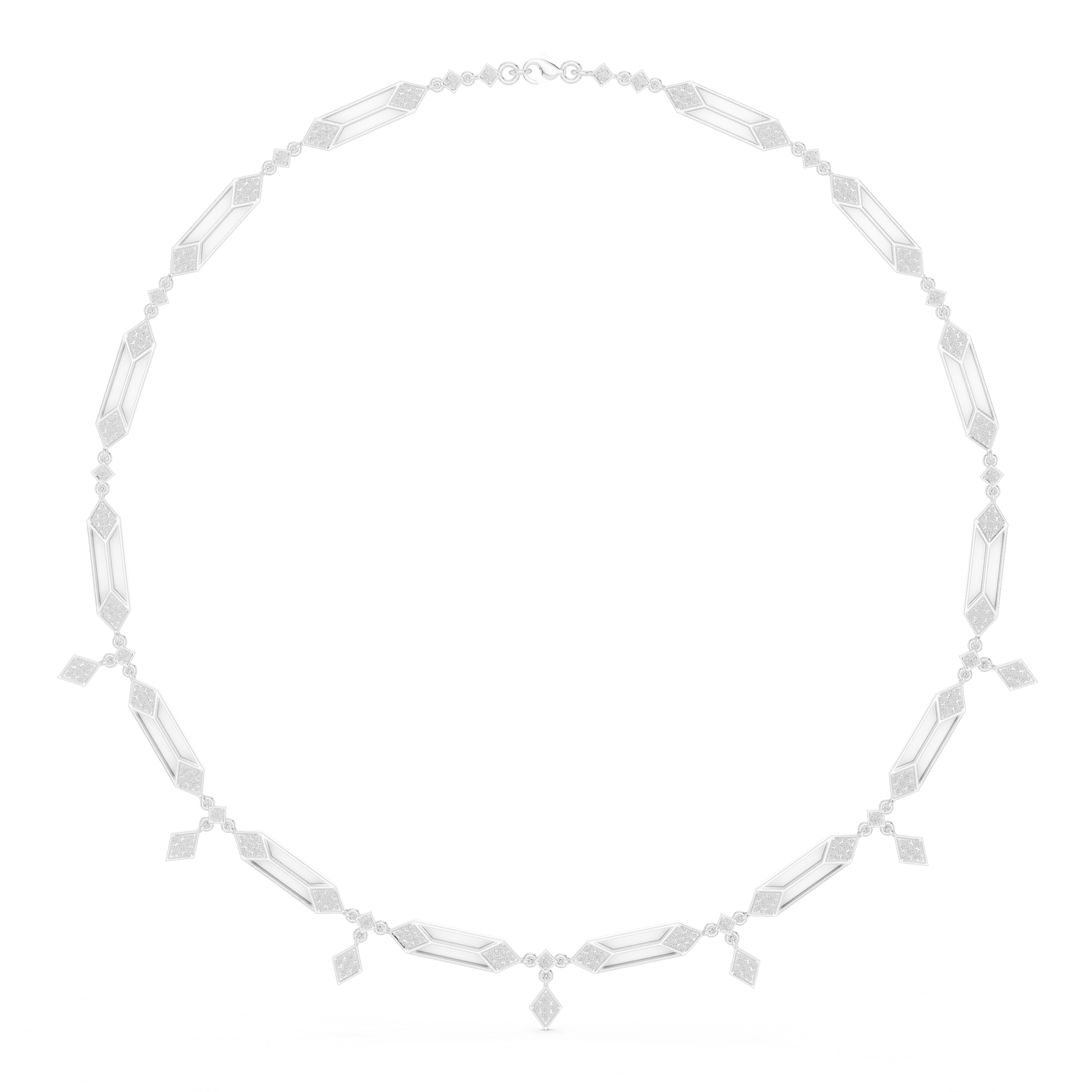 Lattice Drop Necklace