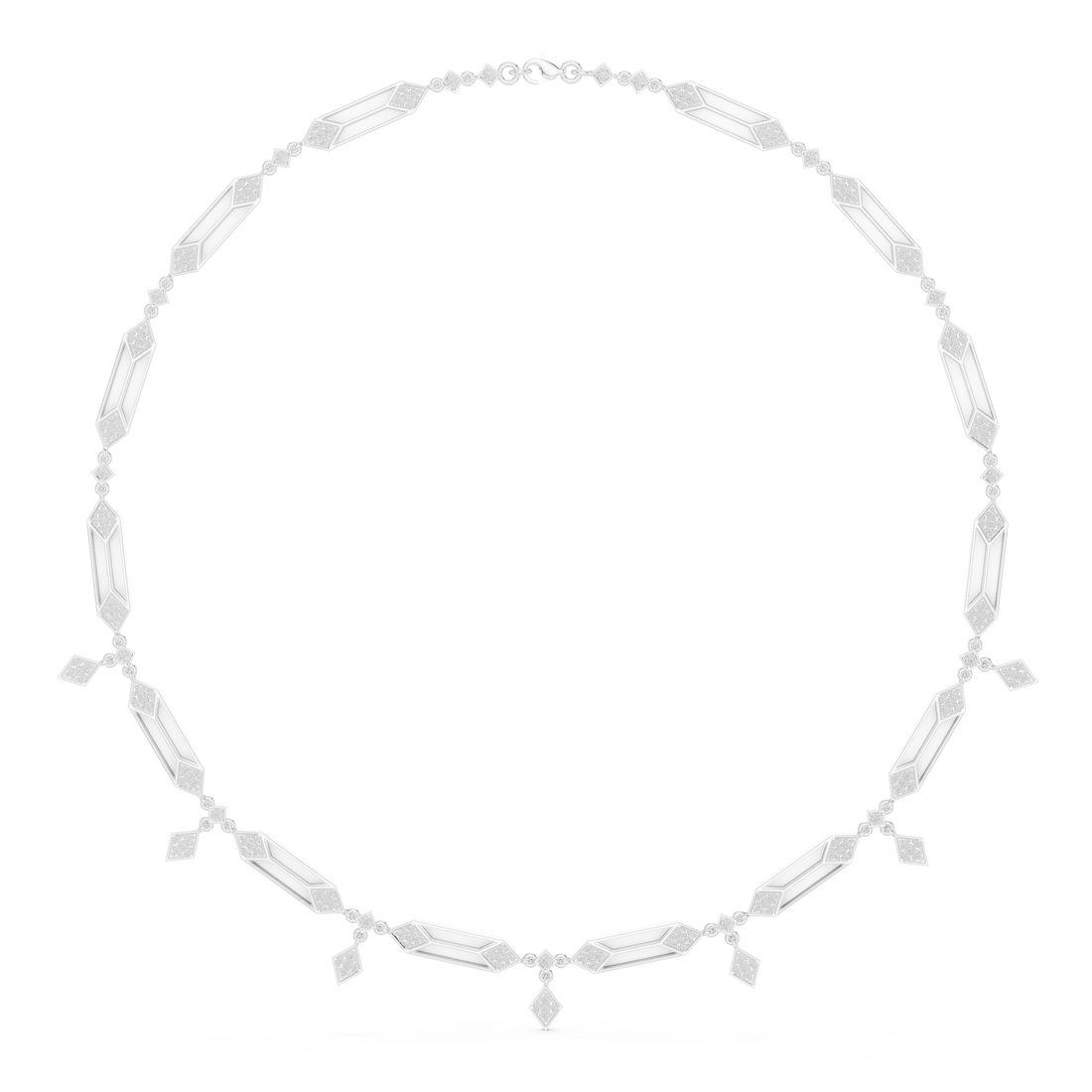 Lattice Drop Necklace