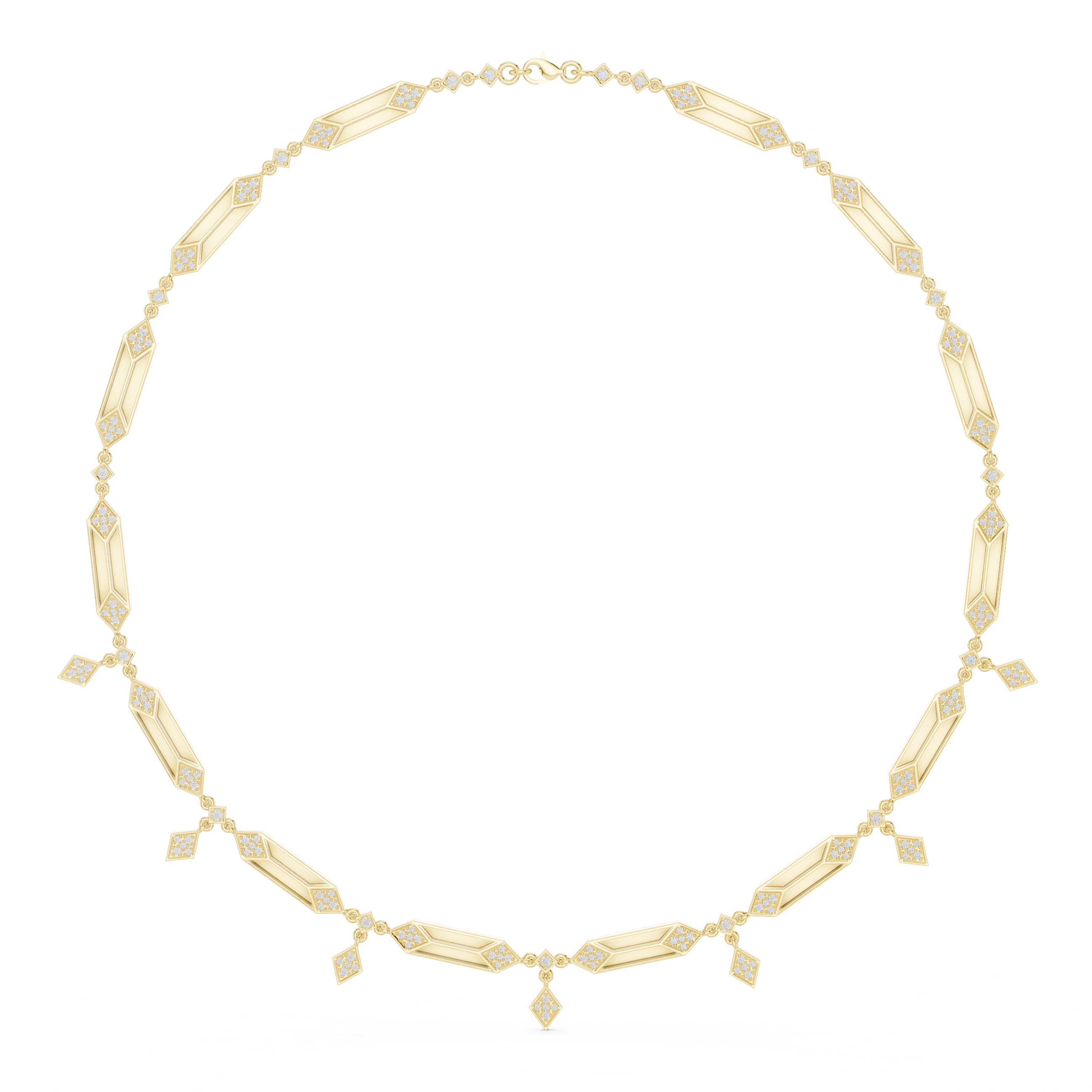 Lattice Drop Necklace