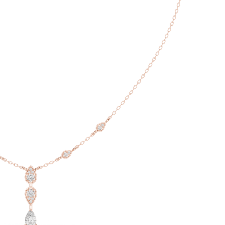 Twin Teardrop Y-Necklace