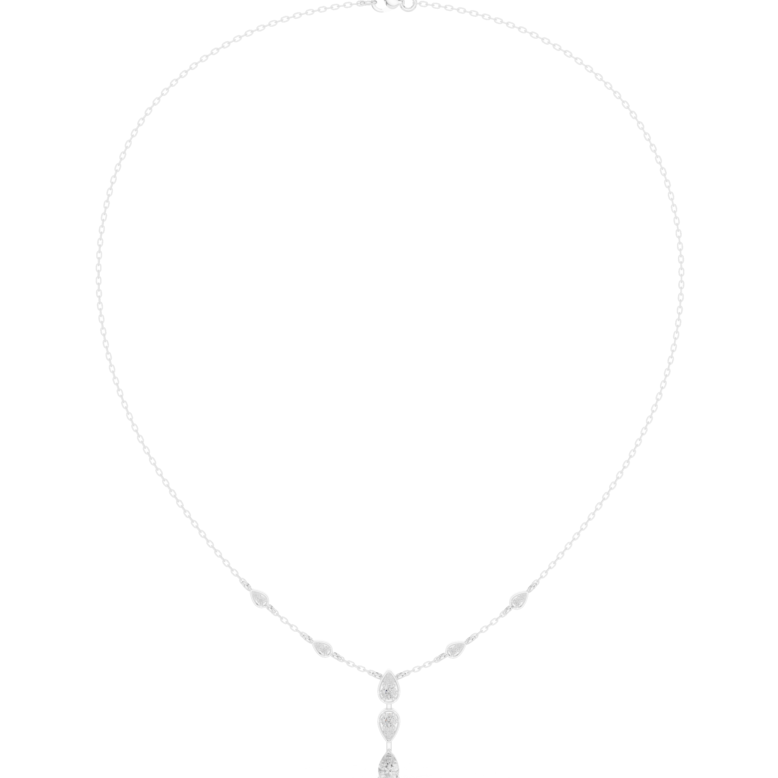 Twin Teardrop Y-Necklace