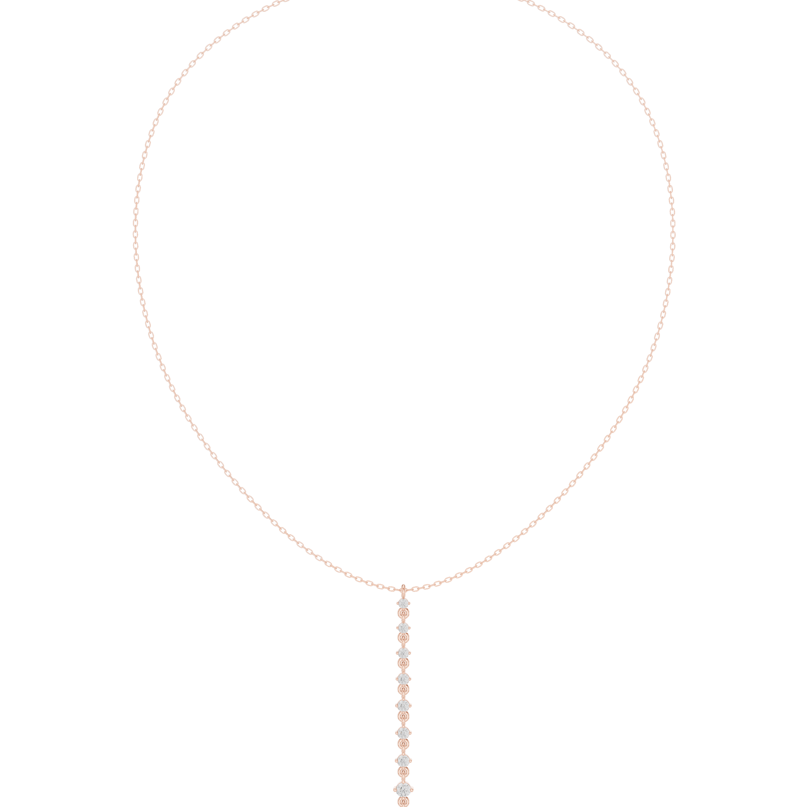 Graduated Drop Pendant Necklace