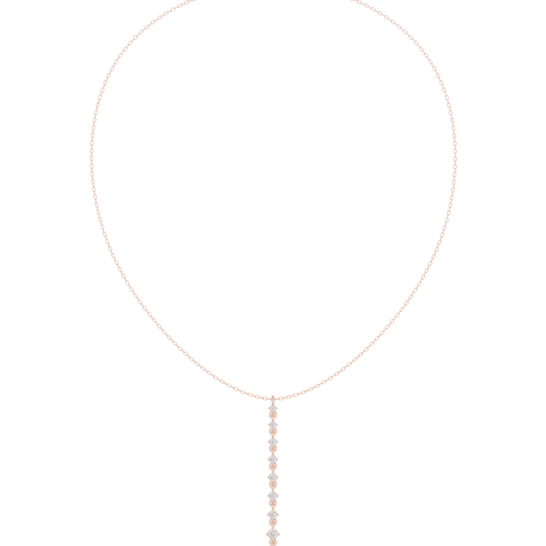 Graduated Drop Pendant Necklace