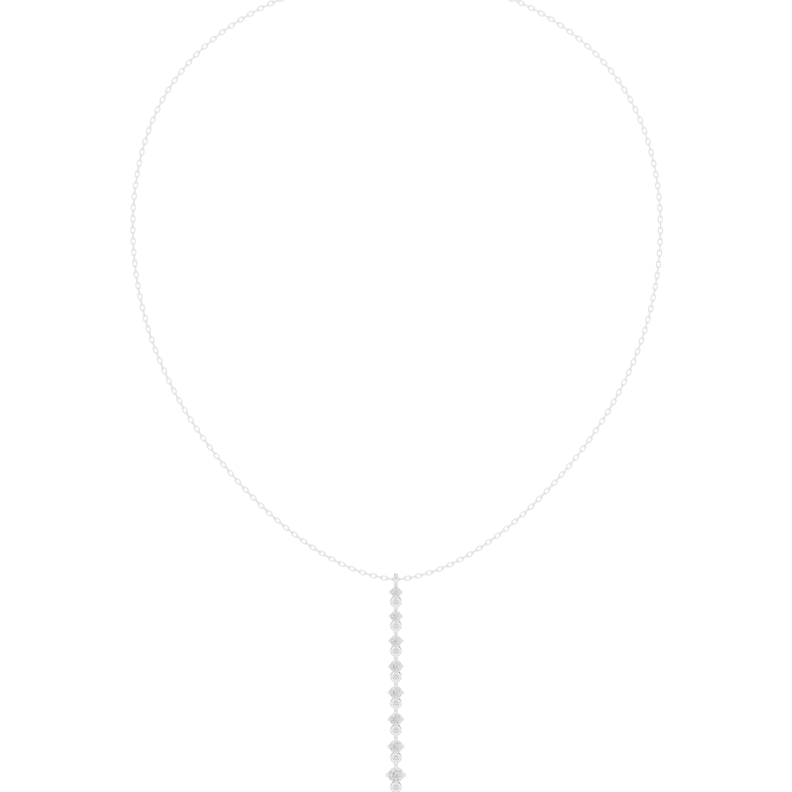 Graduated Drop Pendant Necklace