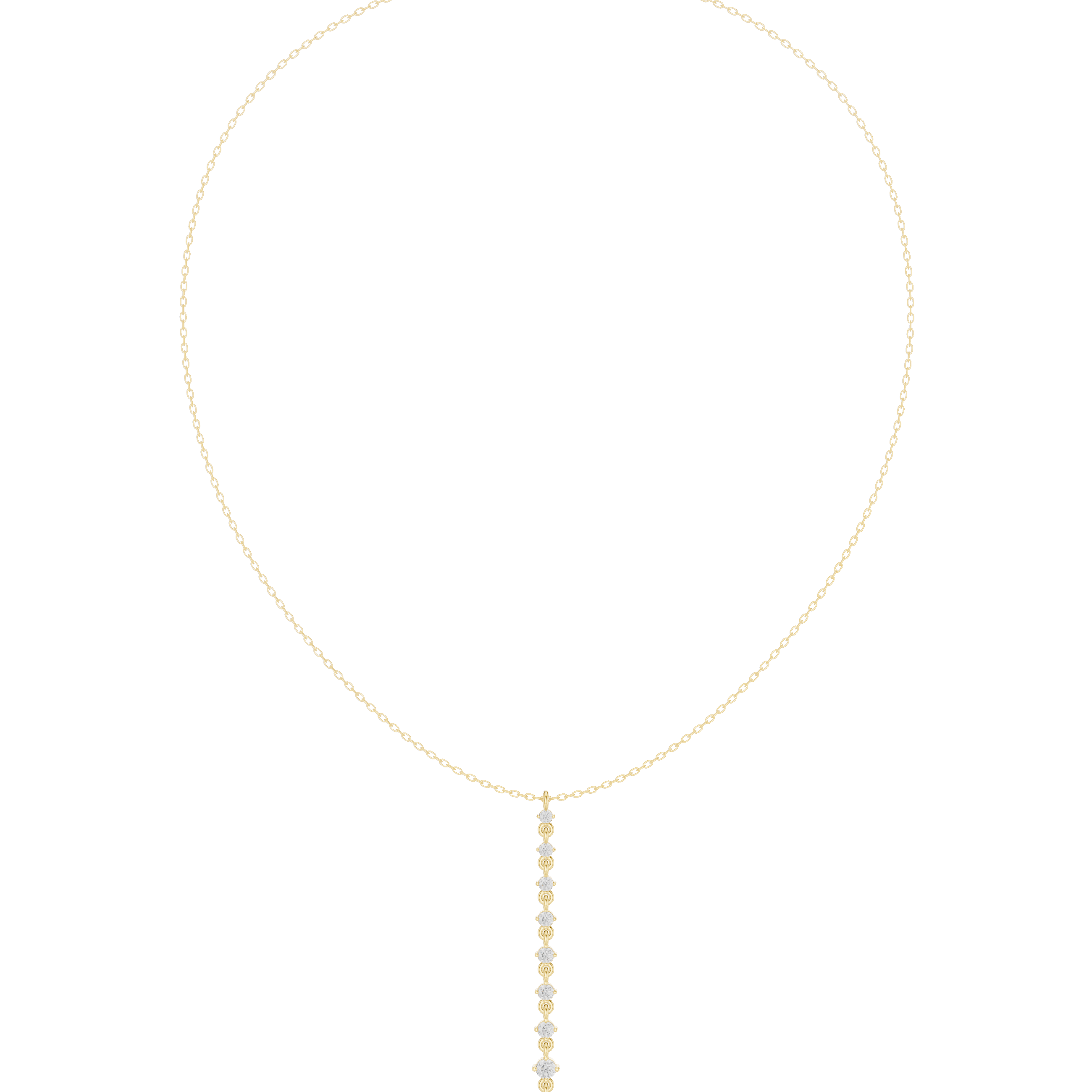Graduated Drop Pendant Necklace