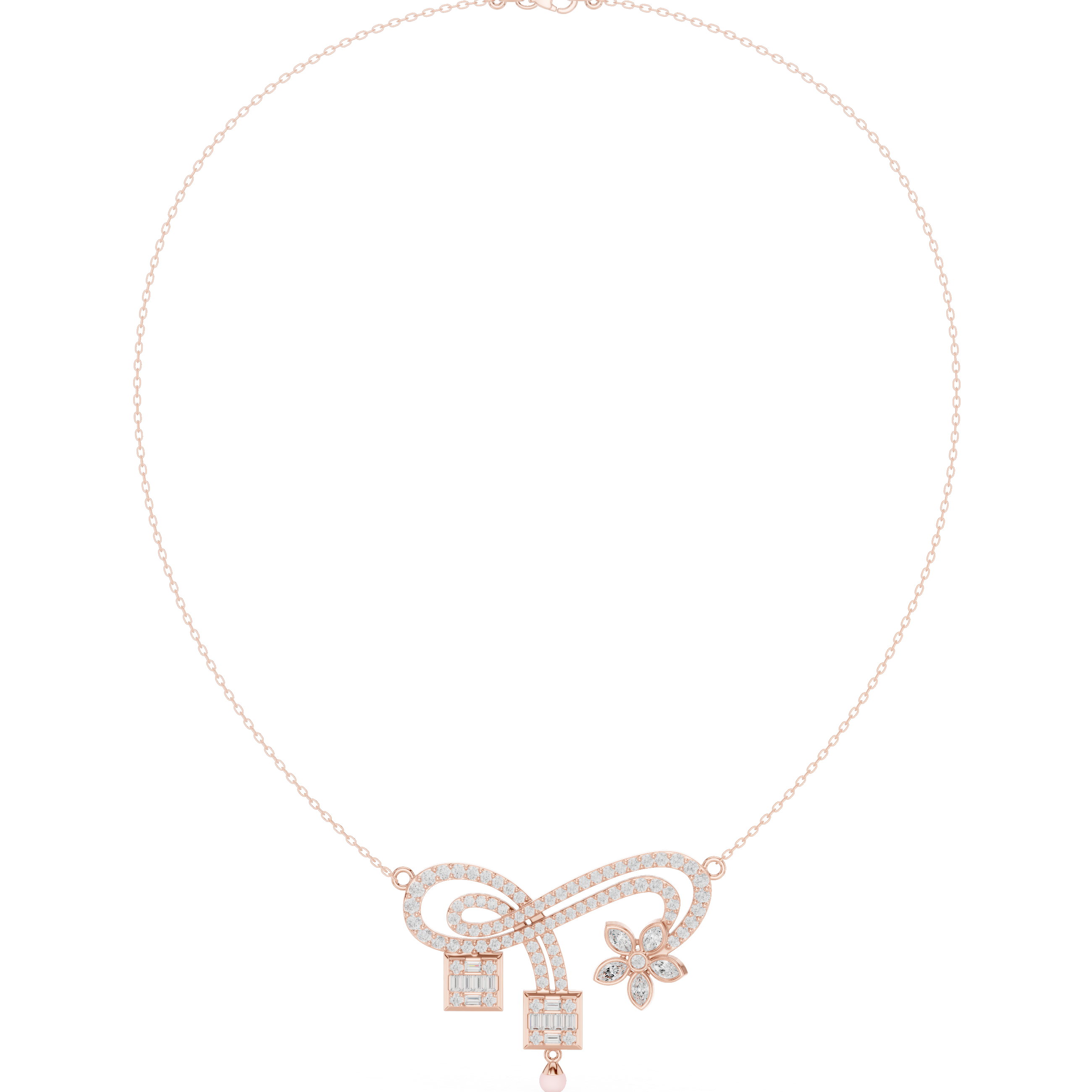 Floret Loop Statement Pendant