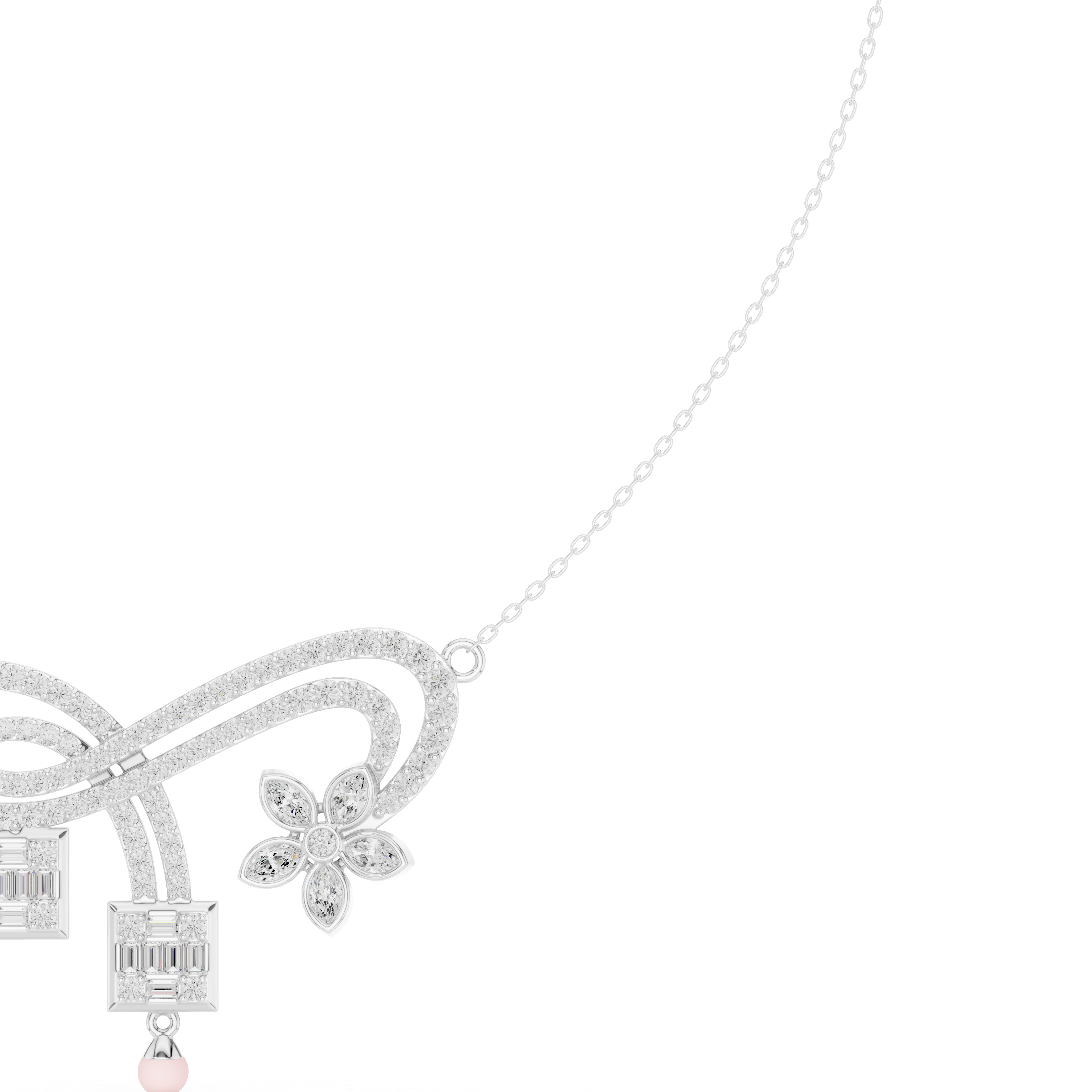 Floret Loop Statement Pendant