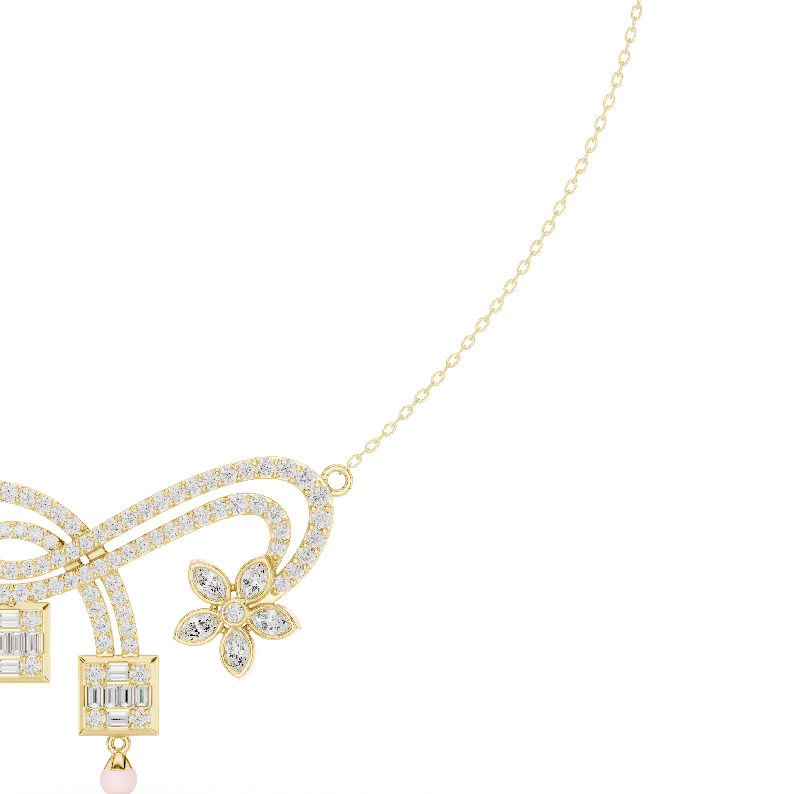 Floret Loop Statement Pendant