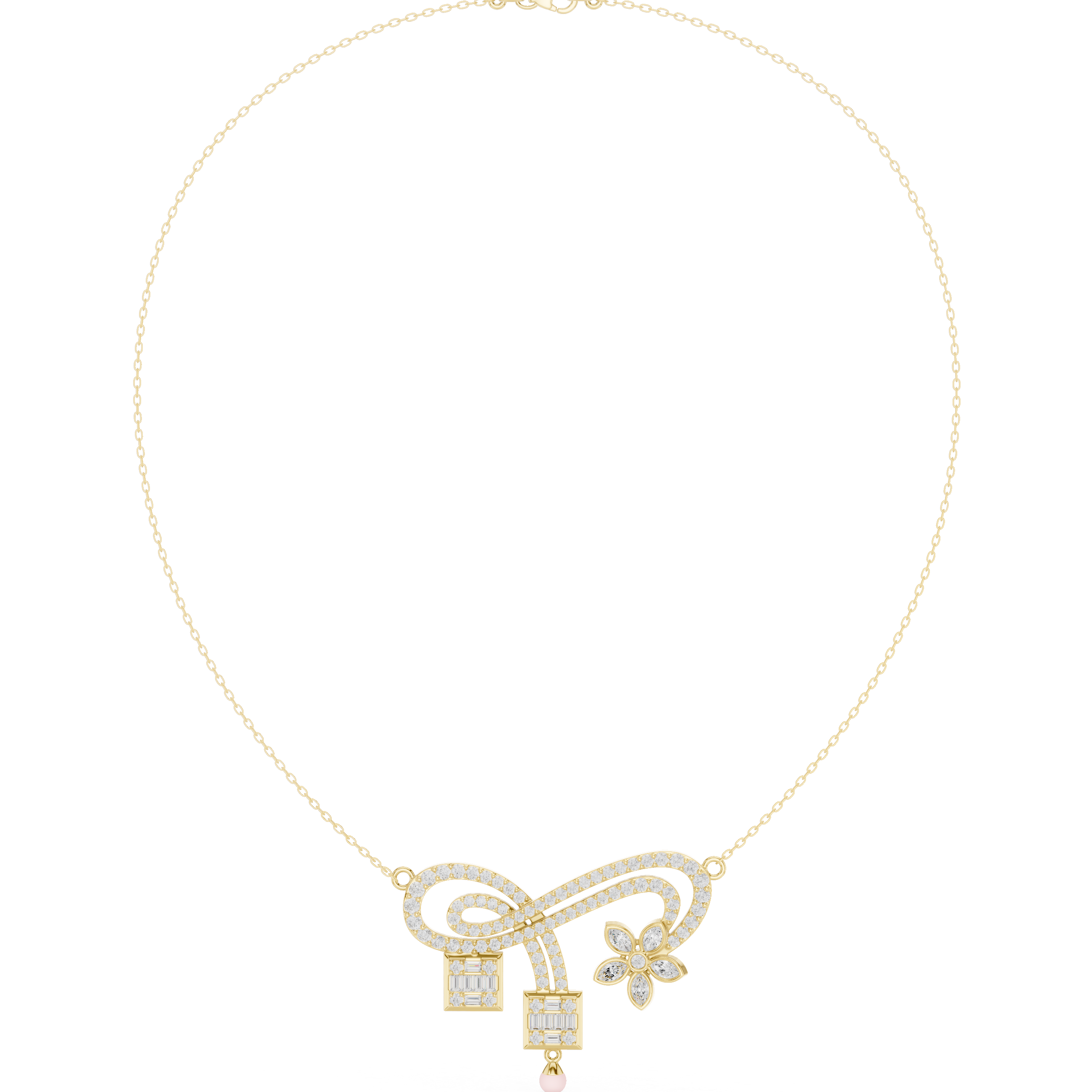 Floret Loop Statement Pendant