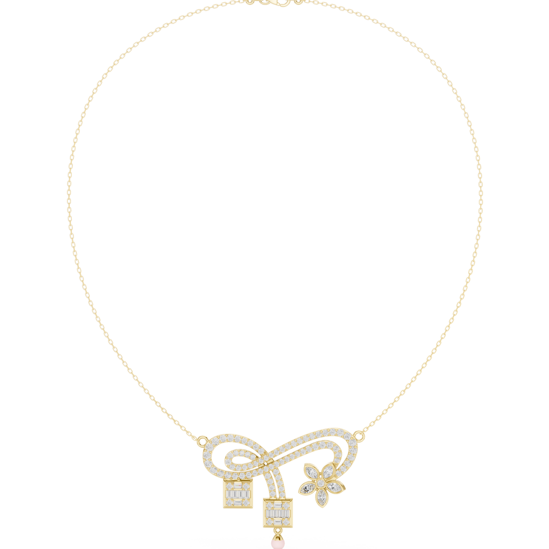 Floret Loop Statement Pendant