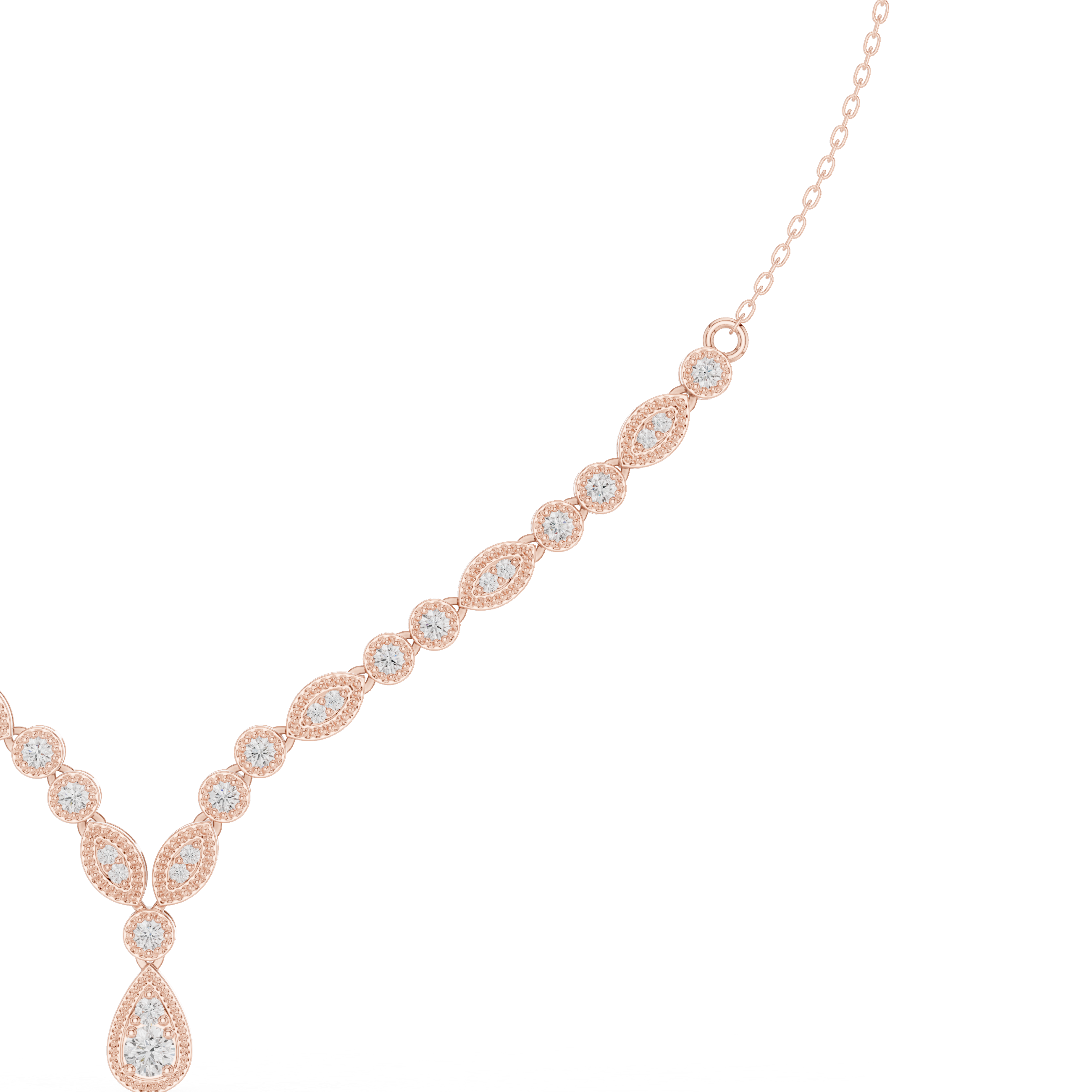 Sapphire Cascade Y-Necklace