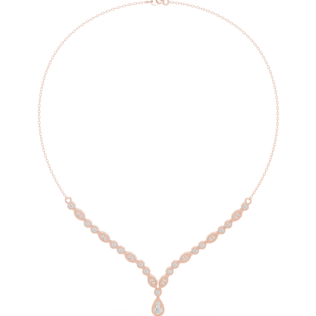 Sapphire Cascade Y-Necklace