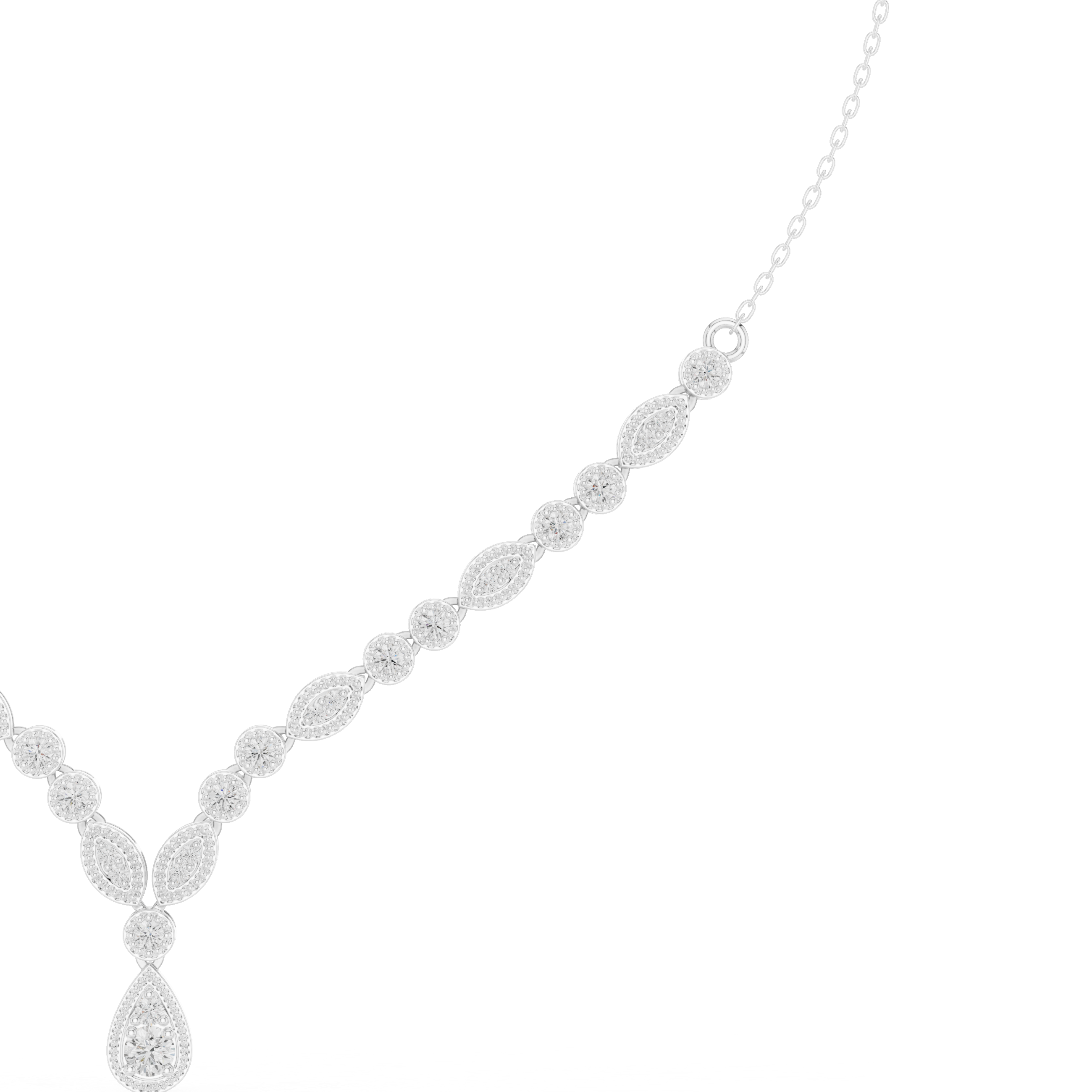 Sapphire Cascade Y-Necklace