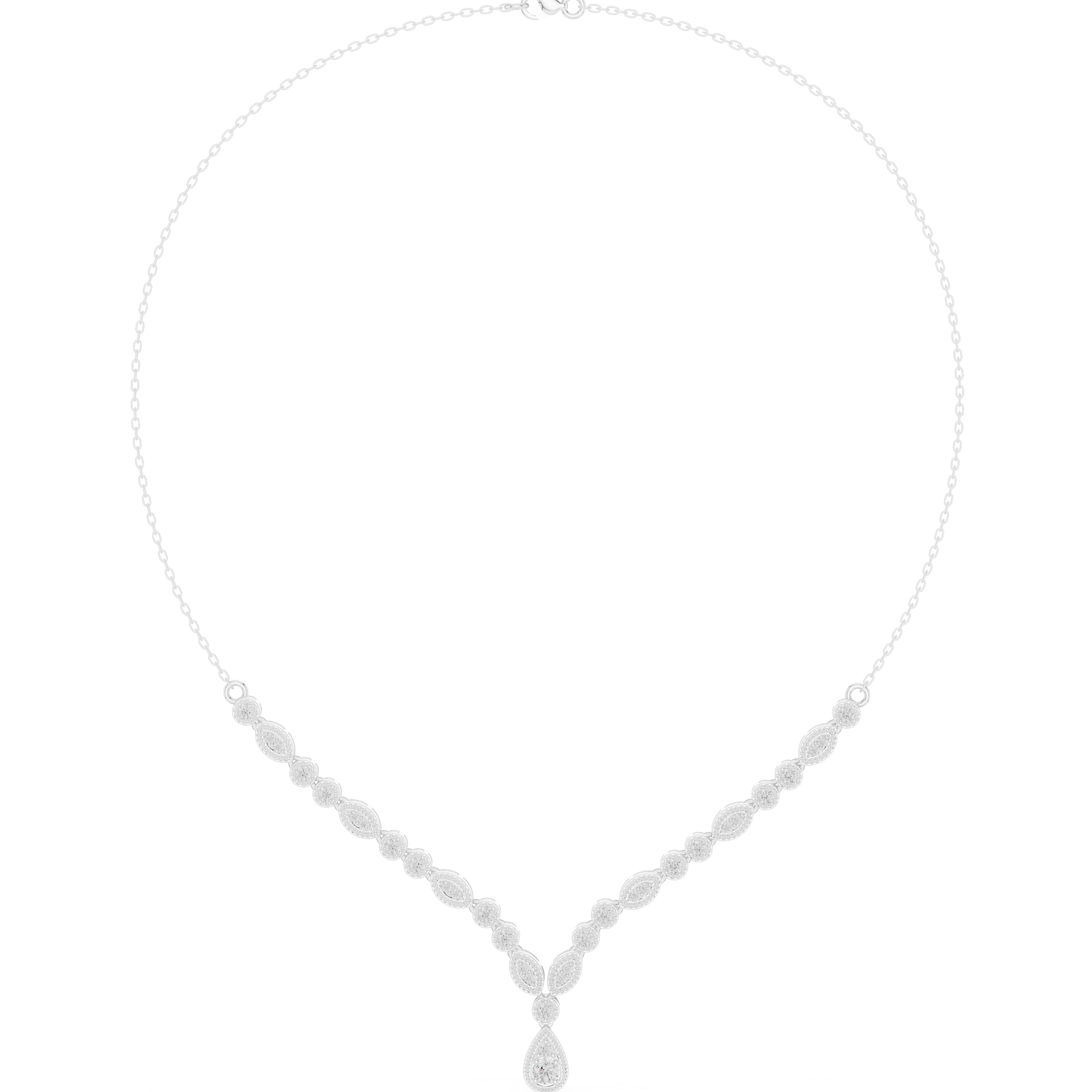 Sapphire Cascade Y-Necklace