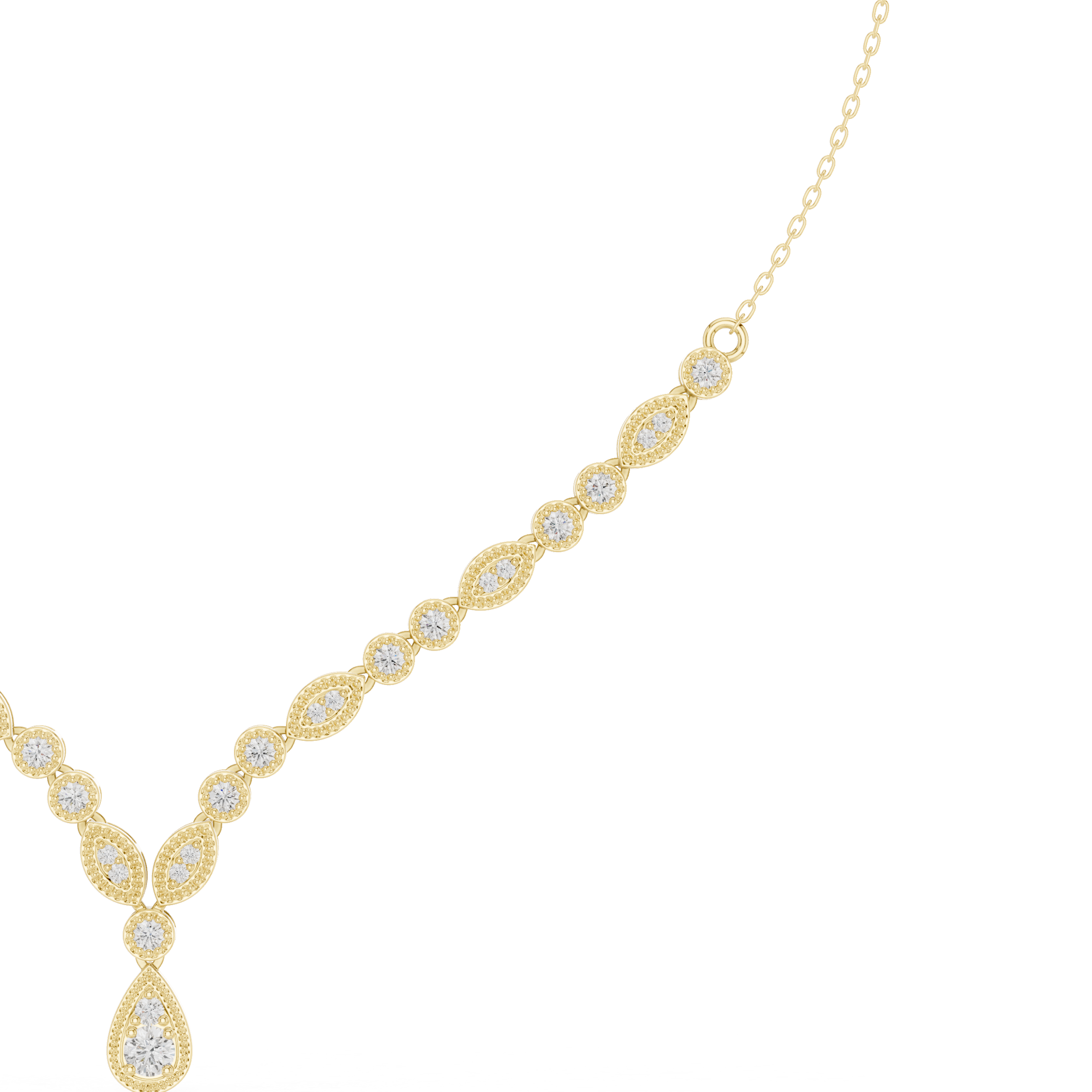 Sapphire Cascade Y-Necklace