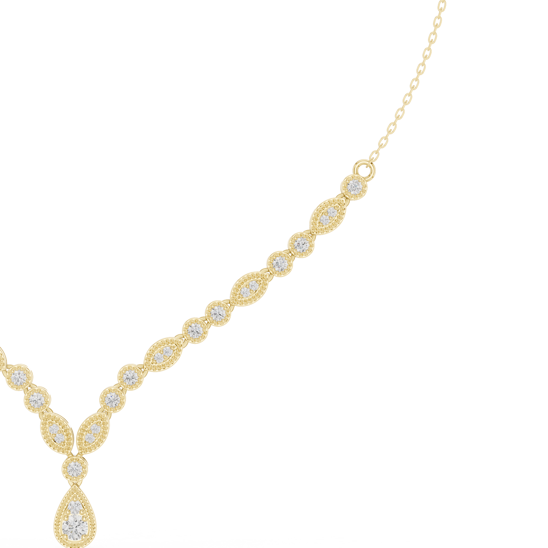 Sapphire Cascade Y-Necklace