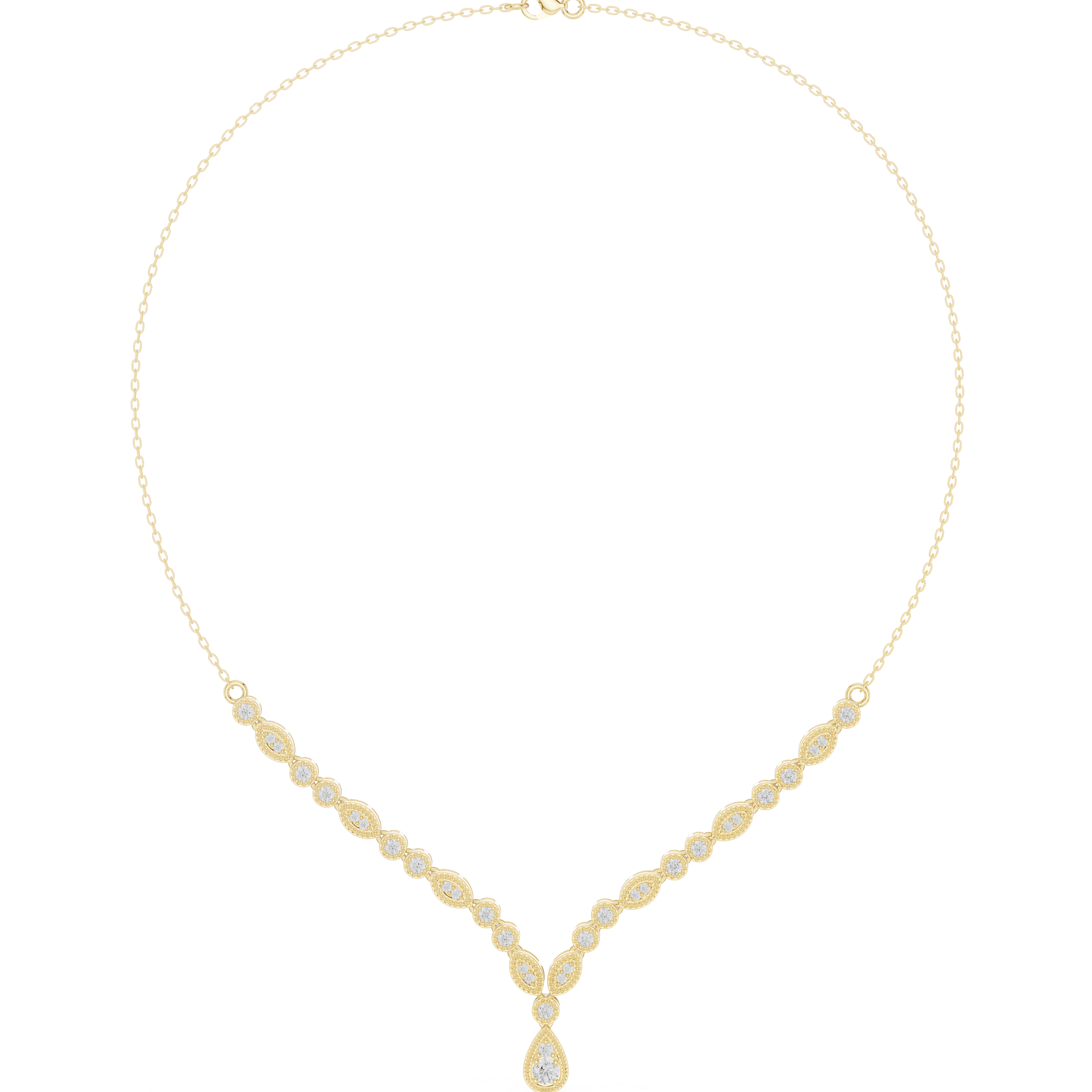 Sapphire Cascade Y-Necklace