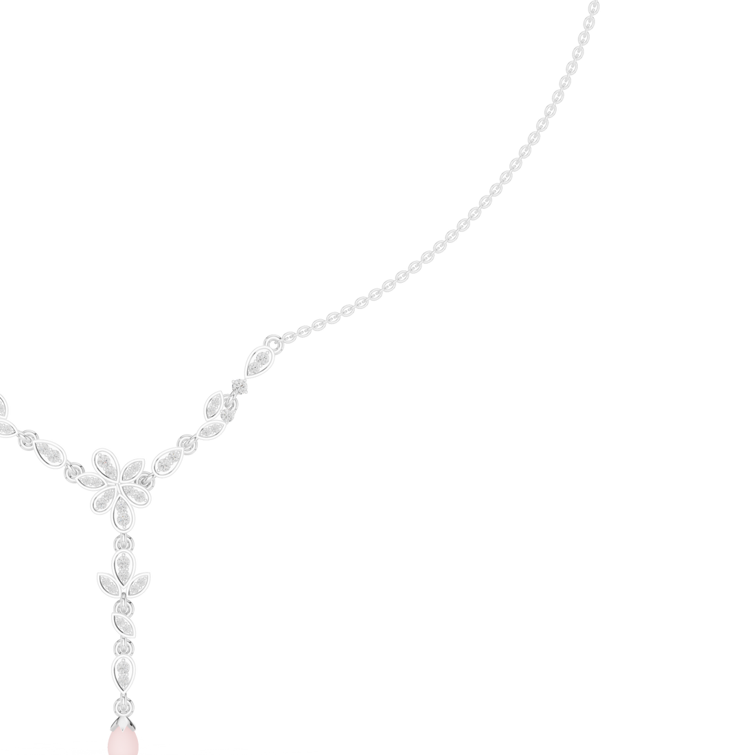 Petal Vine Y-Drop Necklace