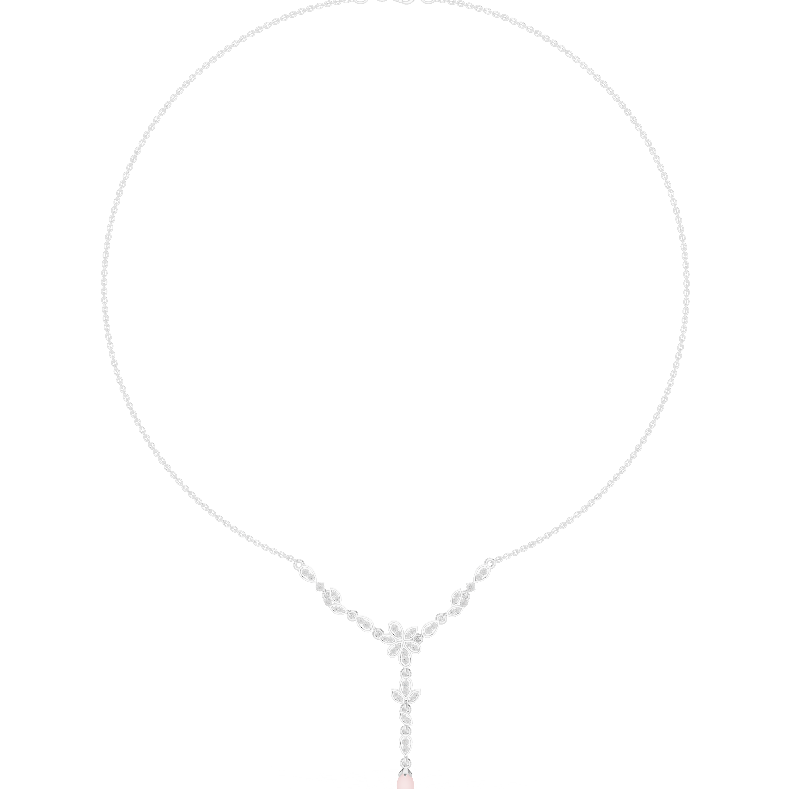 Petal Vine Y-Drop Necklace